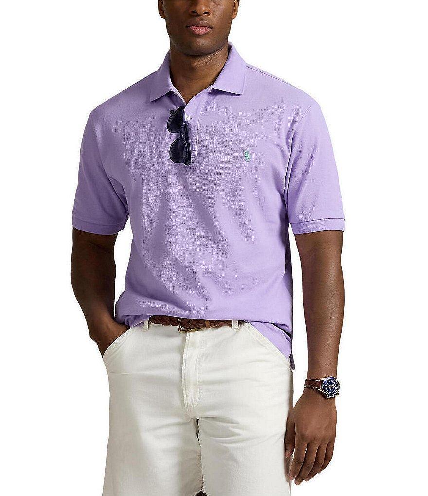 Polo Ralph Lauren Big & Tall Classic Fit Solid Cotton Mesh Polo Shirt Product Image