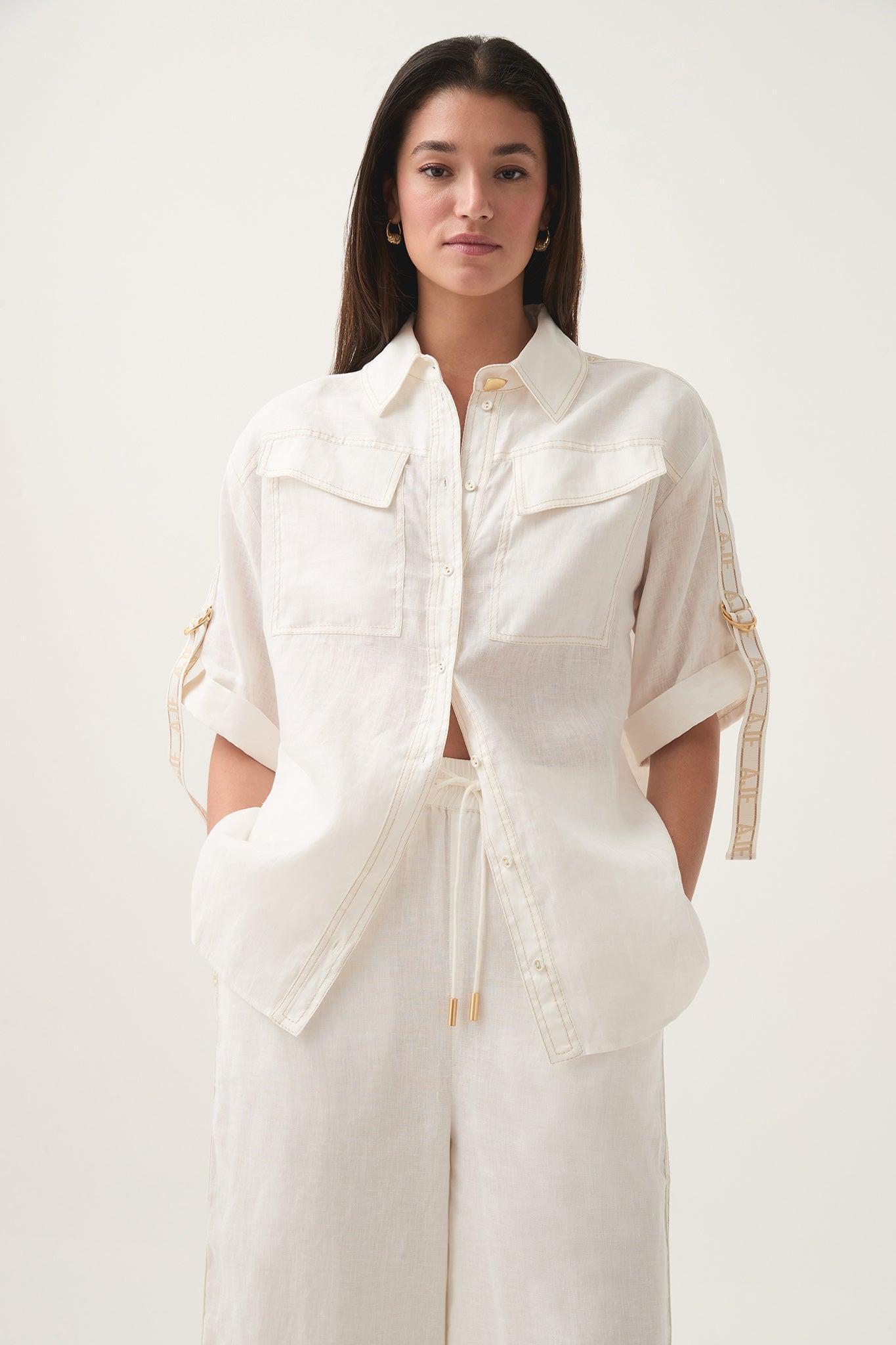 Kya Contrast Denim Micro Skirt Product Image