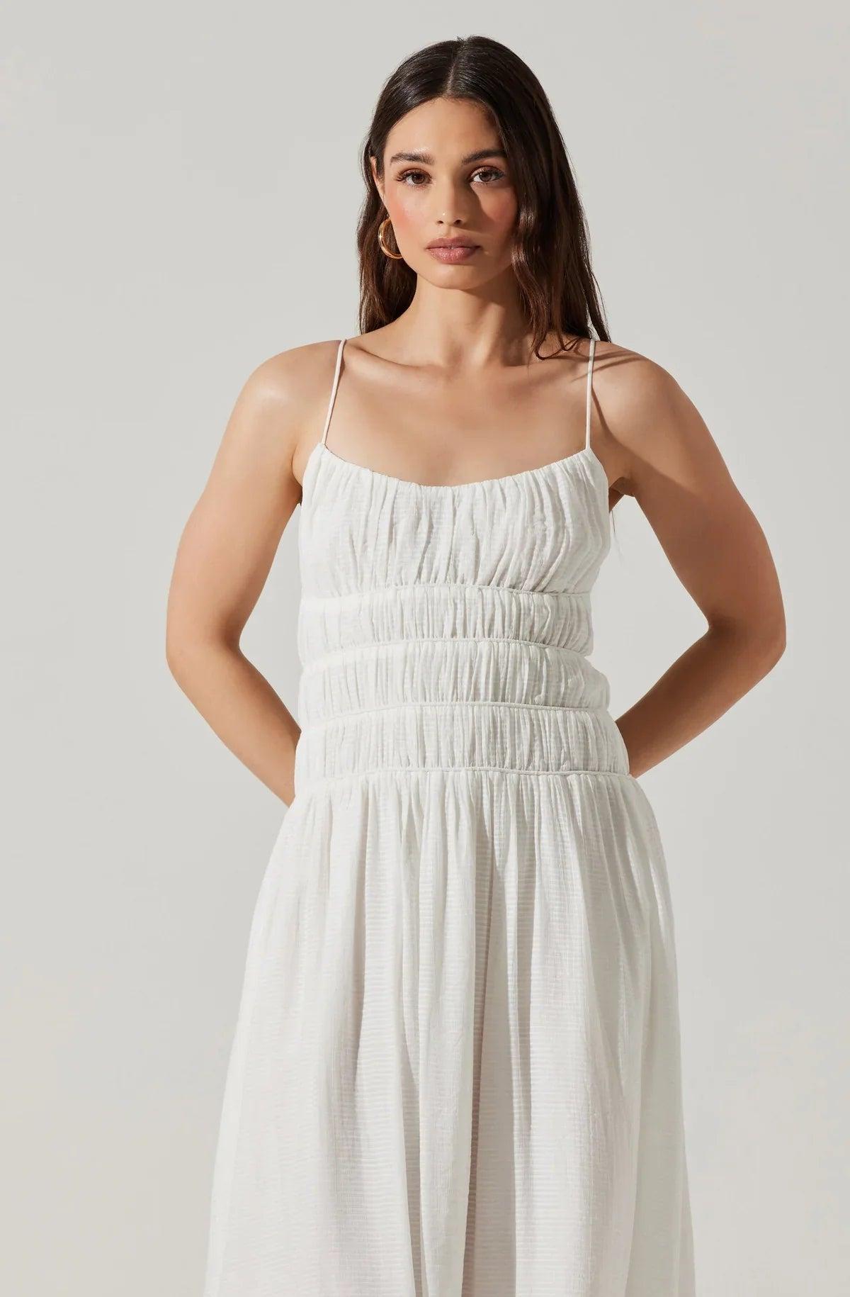 FINAL SALE ASTR the Label | Andrina Dress | White Product Image