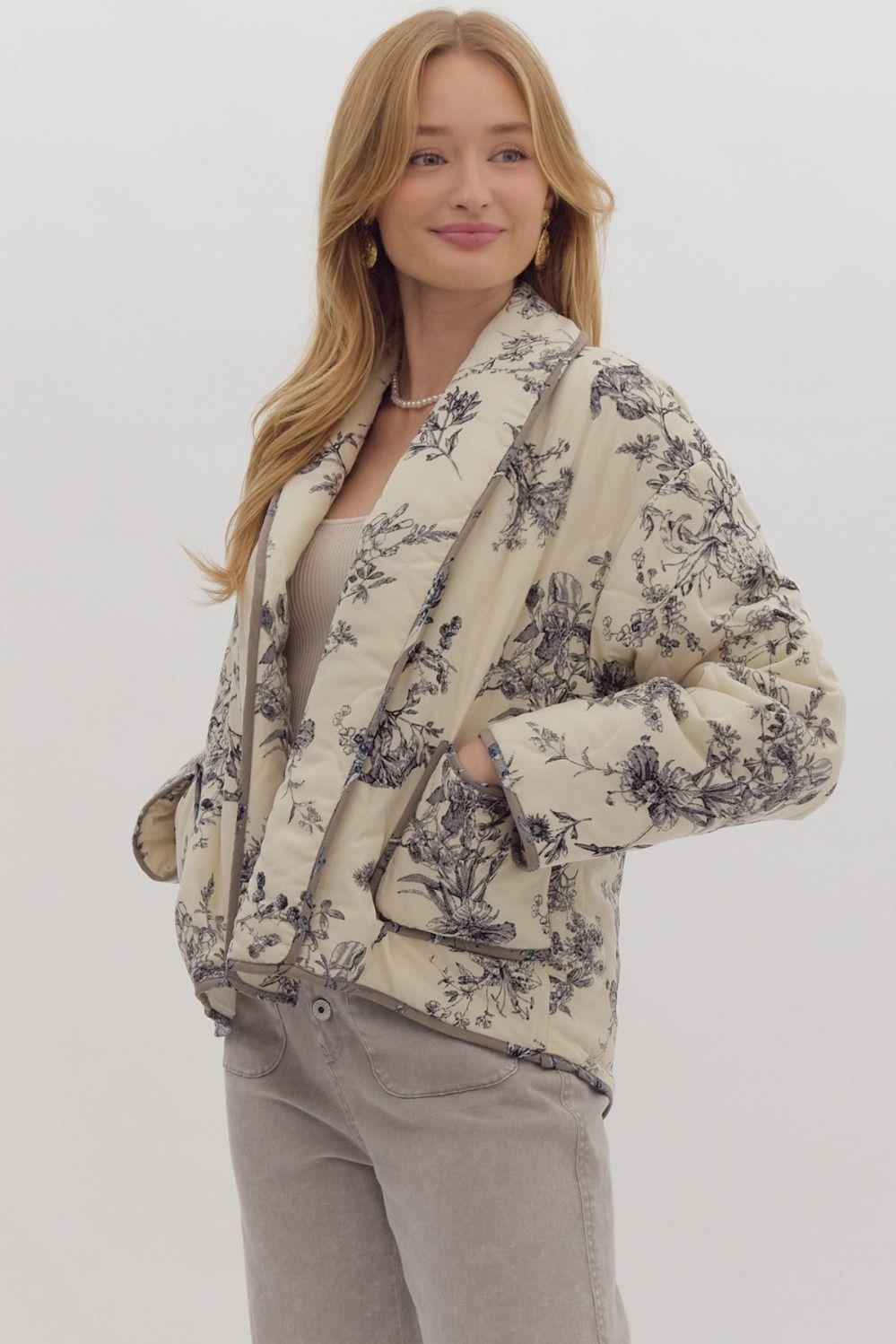 Layers Of Love Floral Quilted Jacket *FS Product Image