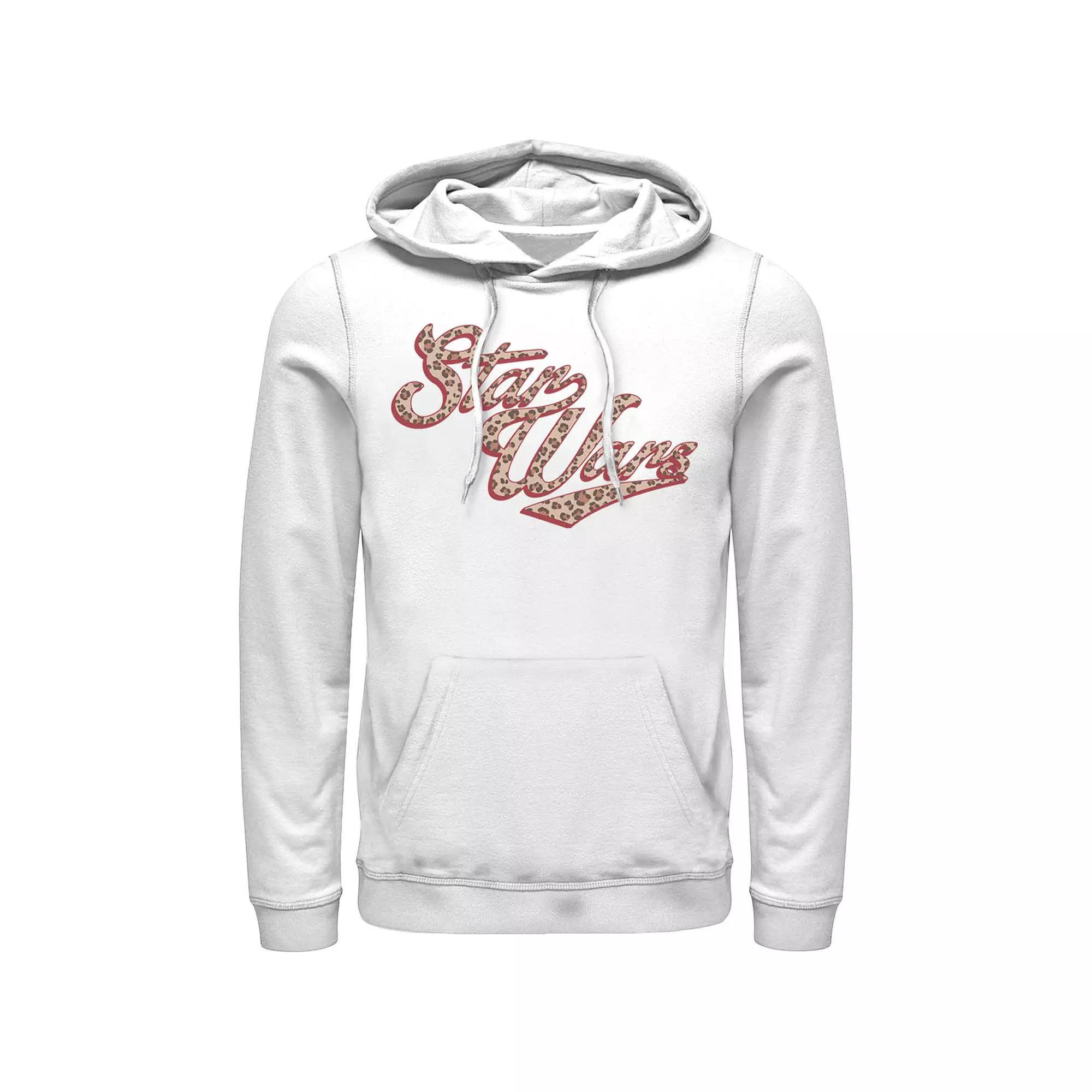 Men's Star Wars Cursive Cheetah Fill Logo Hoodie, Size: XL, Royal Product Image