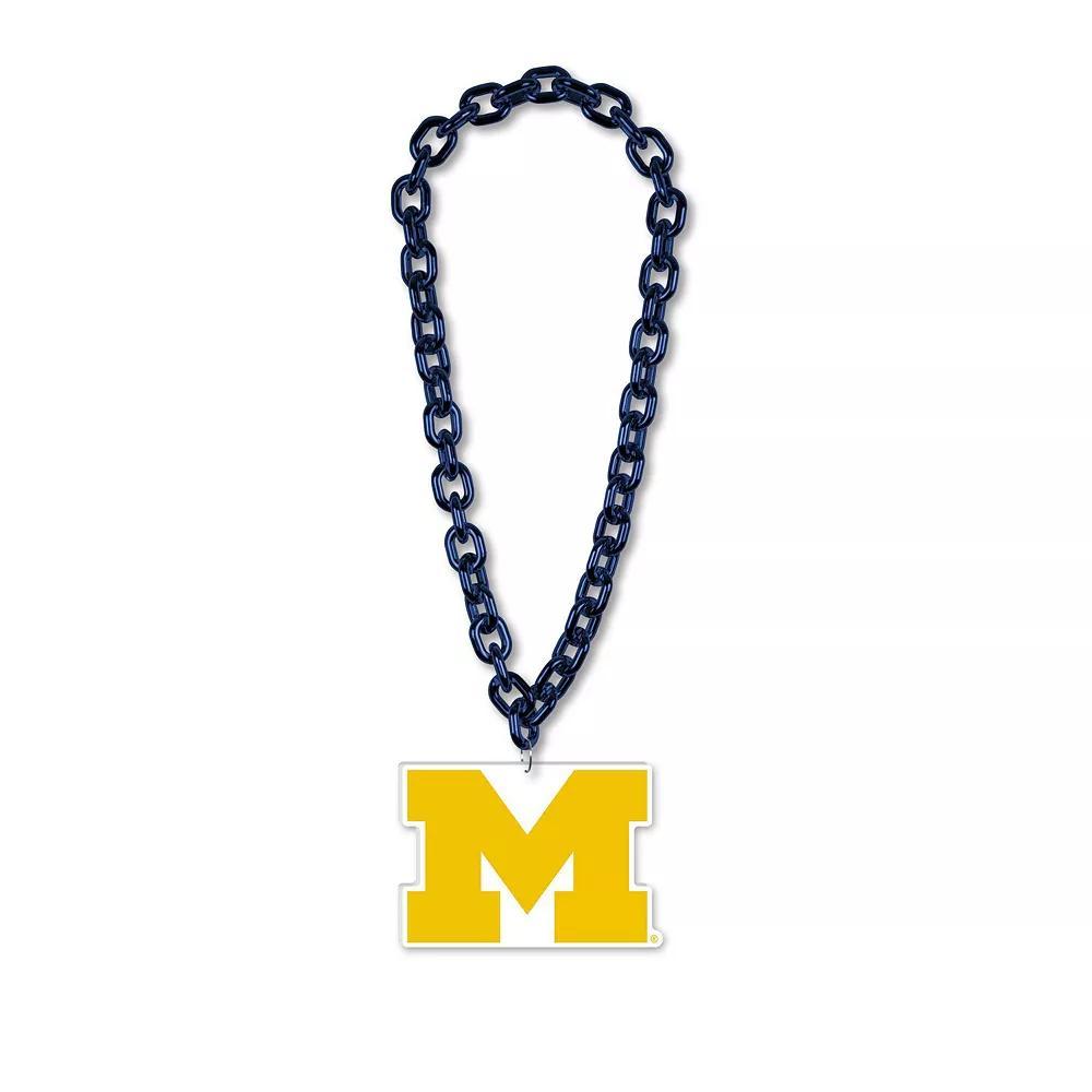 WinCraft Michigan Wolverines Big Chain Logo Necklace, Men's, Team Product Image