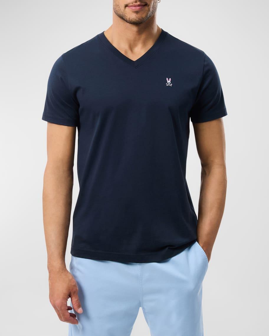 Mens Pima Cotton V-Neck T-Shirt Product Image