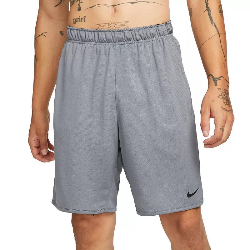 Men's Nike Dri-FIT Totality 9-in. Unlined Shorts, Size: XL, Black Iron Gray White Product Image