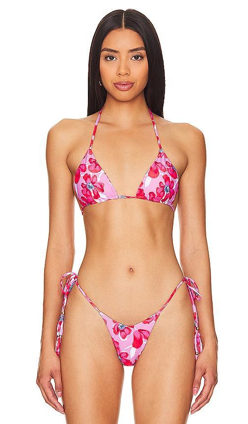 Lovers and Friends Horizon Top in Pink Vivid Floral Product Image