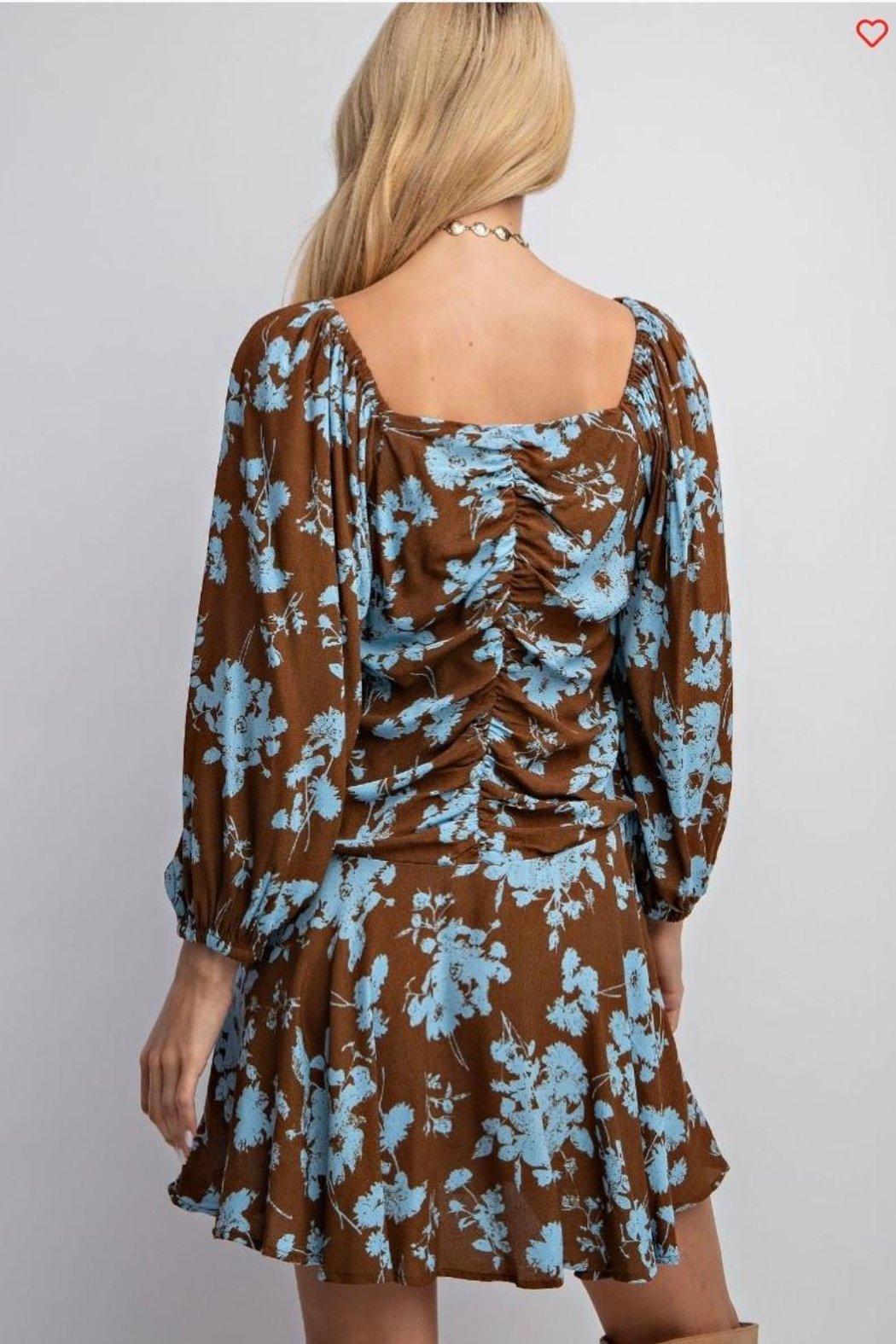 Dress, Floral Espresso Product Image