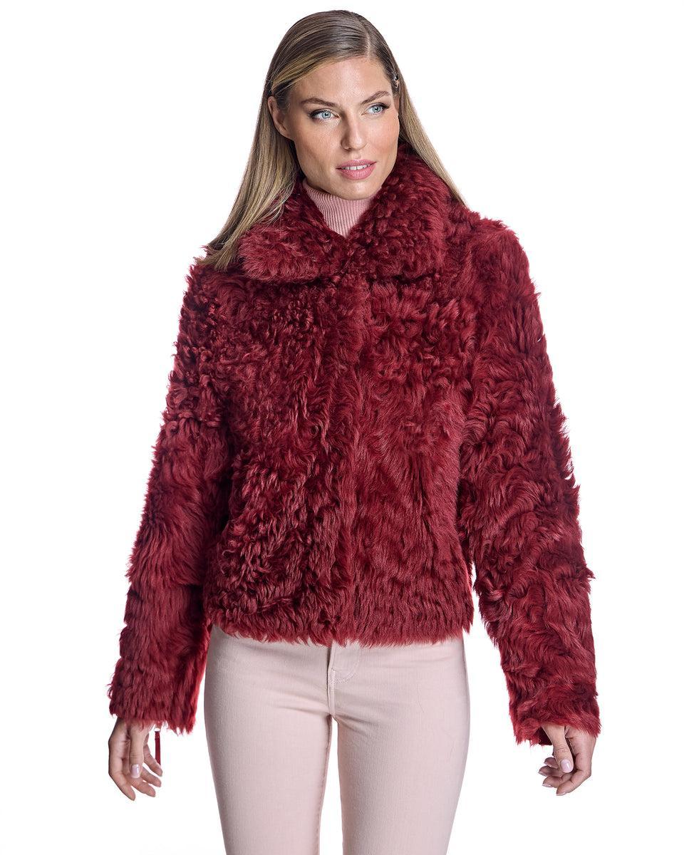 Reversible Curly Lamb Jacket Product Image