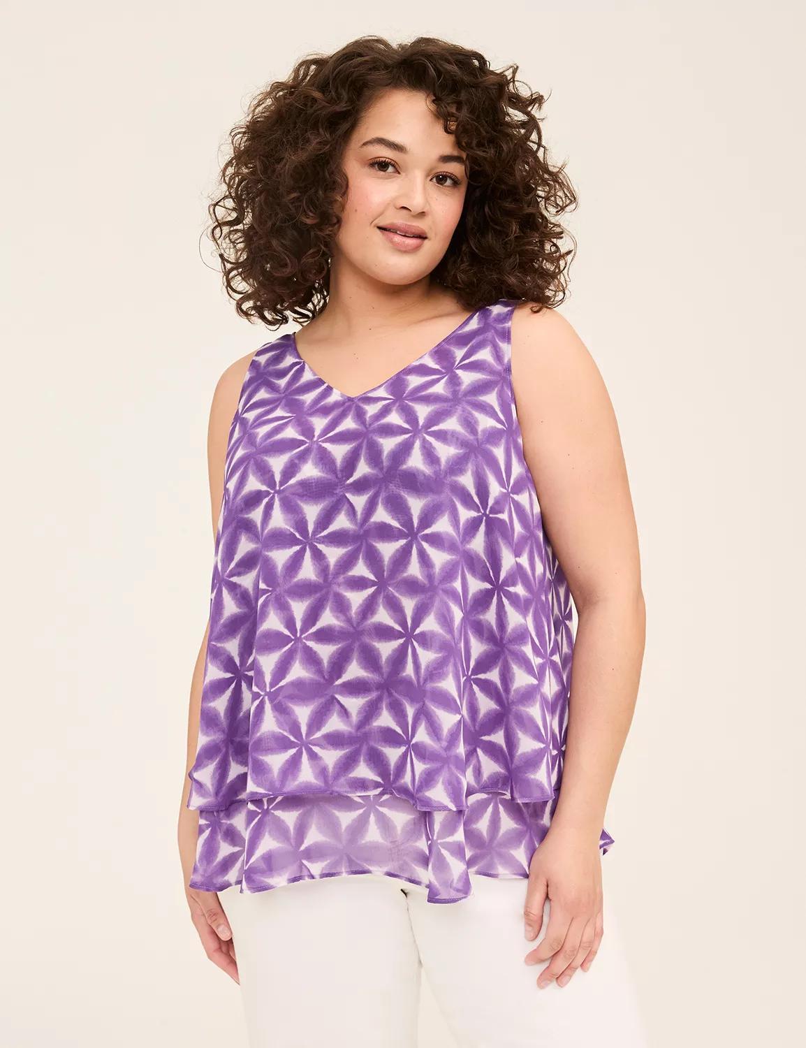 Swing Double-Layer Chiffon Tank Product Image