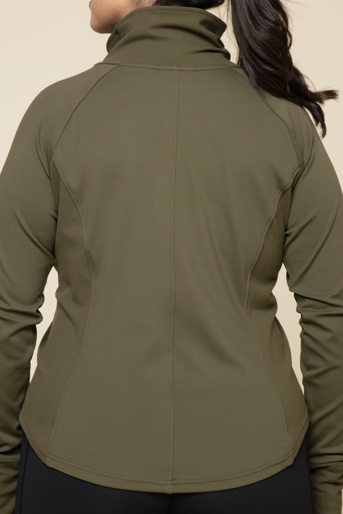Chasing Pavements Mockneck Pullover - Grasshopper Product Image