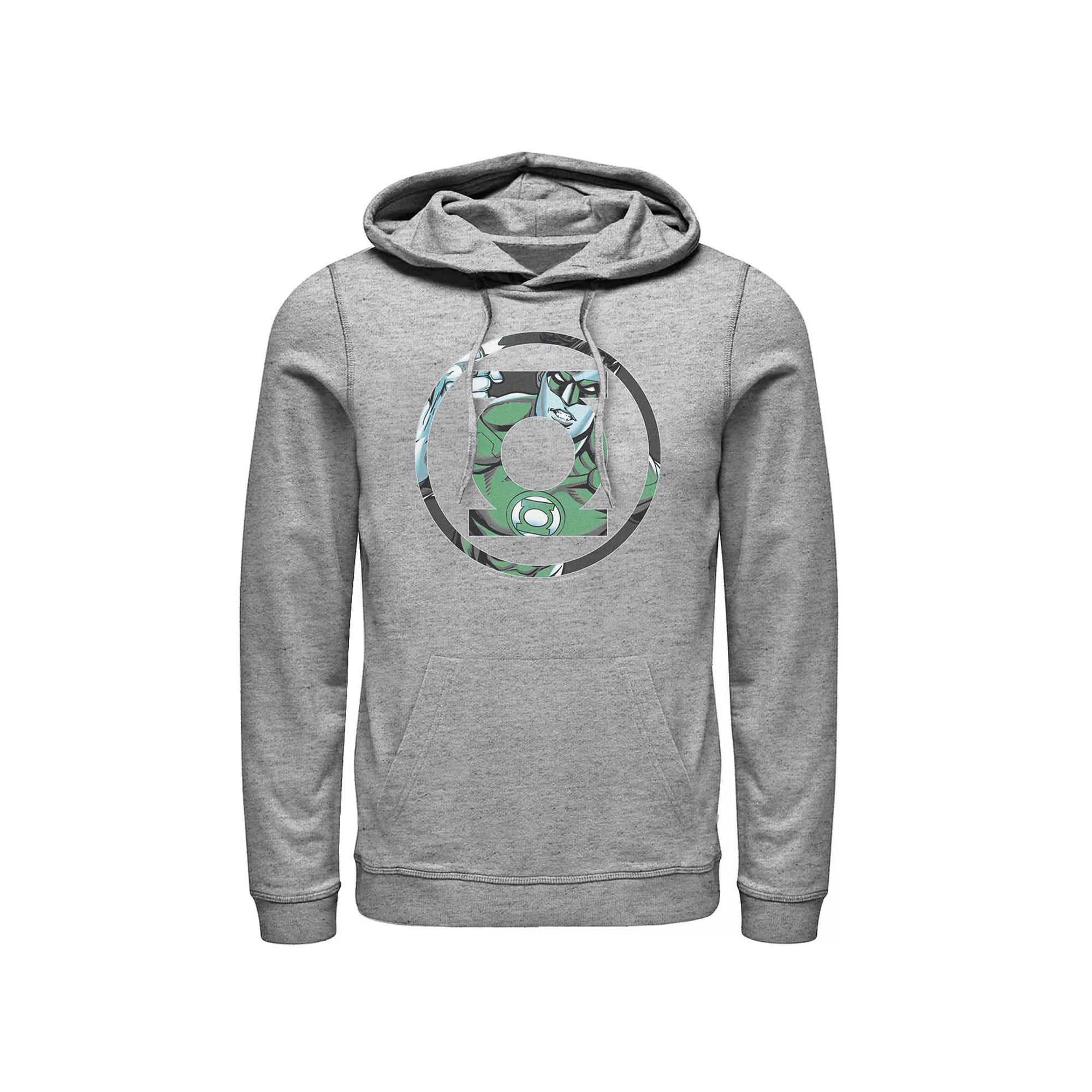 Men's Looney Tunes Pepe Le Pew Pink Circle Portrait Hoodie, Size: XL, Athletic Grey Product Image