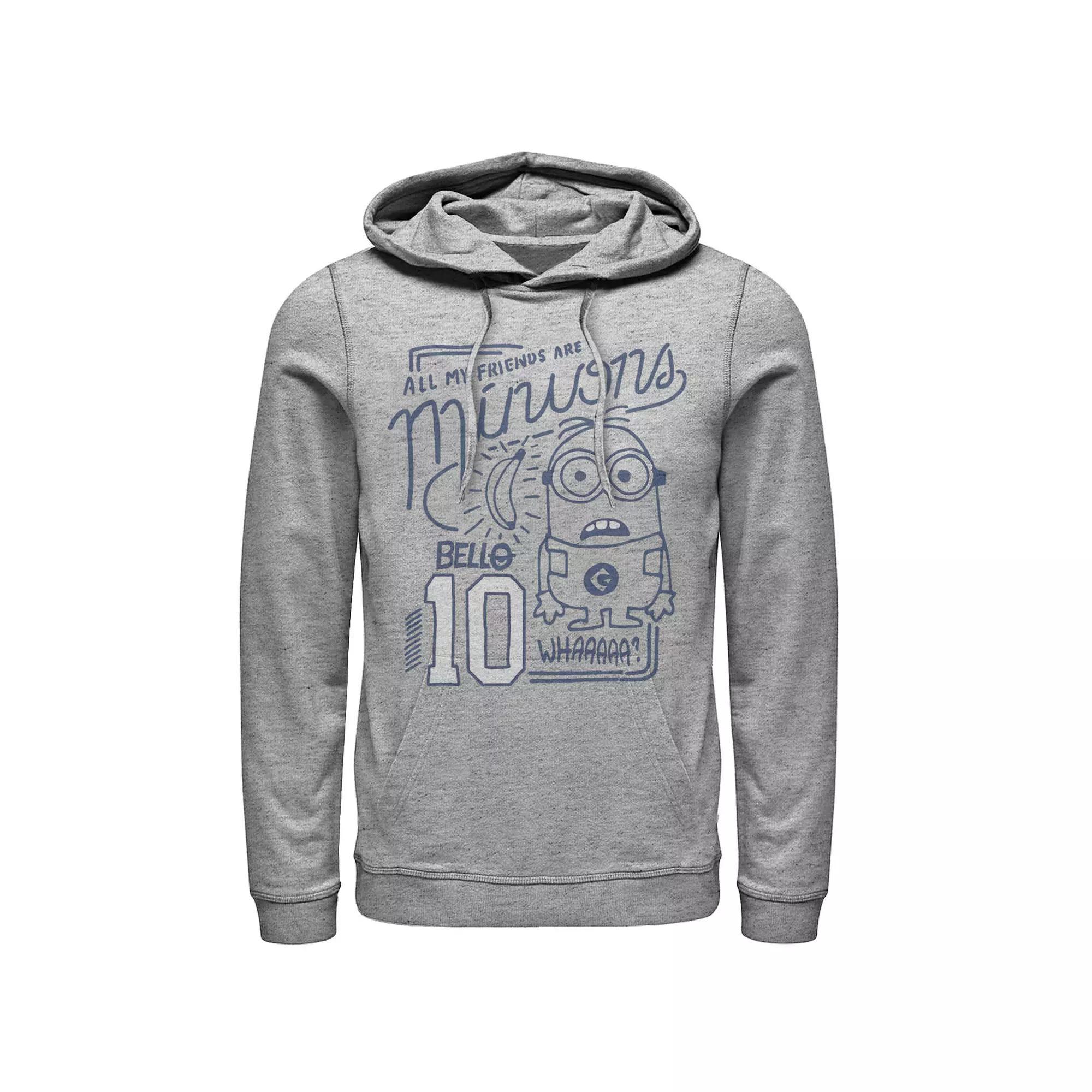 Disney's Hocus Pocus Thackery Binx It's Just A Bunch Of Men's Hoodie, Size: Small, Athletic Grey Product Image