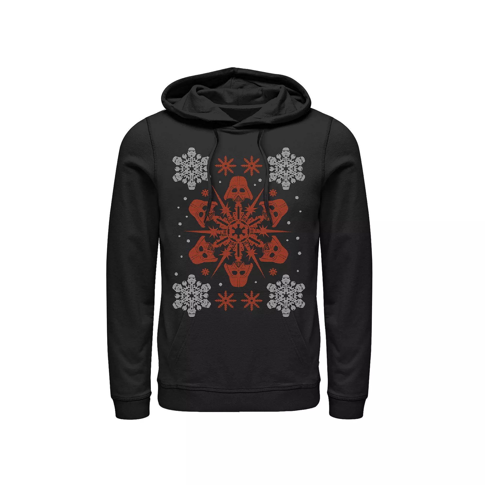 Men's Gonzales Darth Vader Dark Side Por Vida Portrait Hoodie, Size: XXL, Blue Product Image