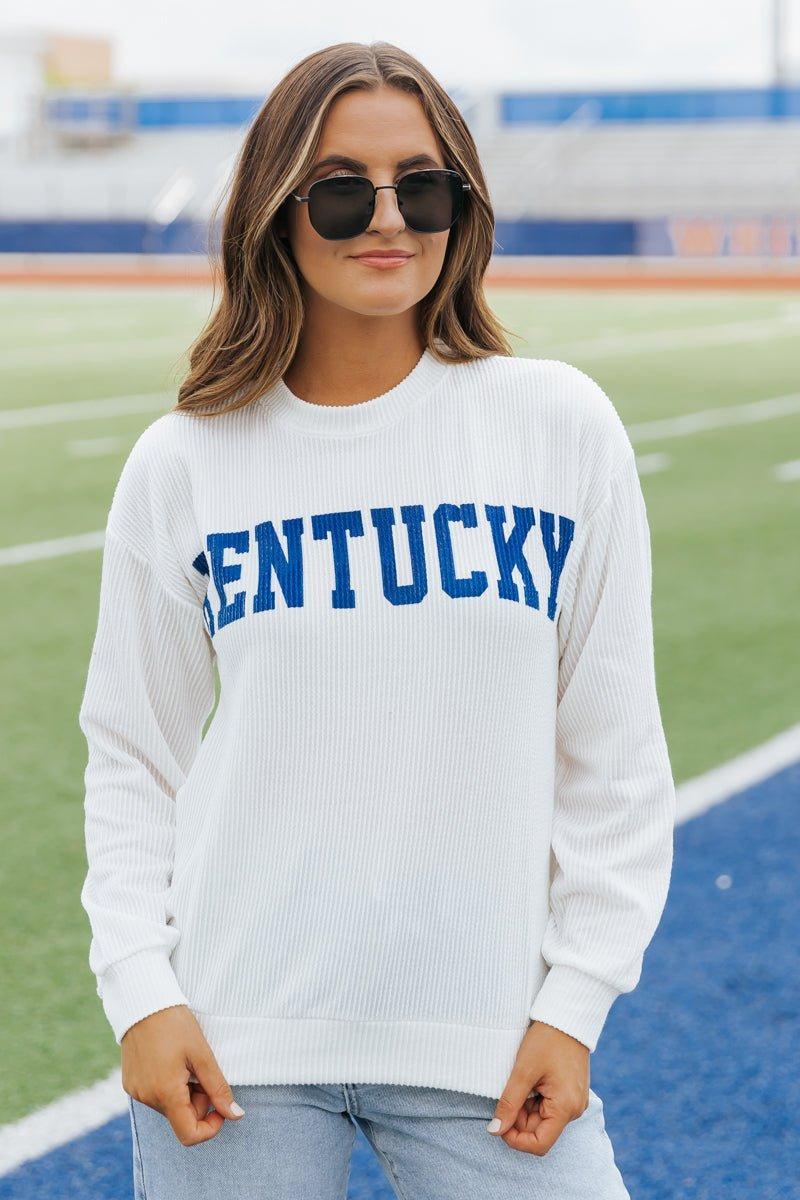 Kentucky Ribbed Pullover Sweatshirt - FINAL SALE Product Image