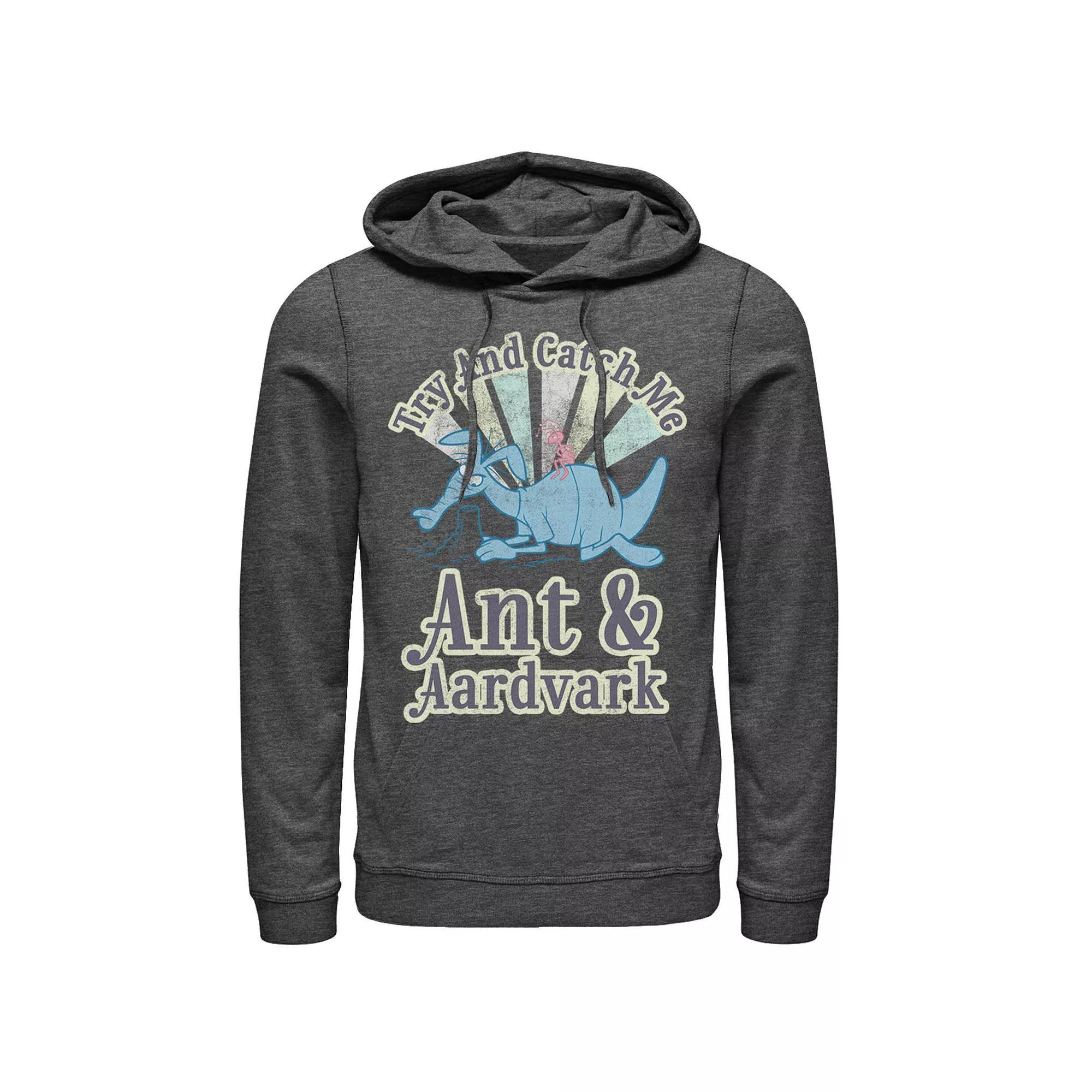 Mens Pink Panther Ant And Aardvark Try And Catch Me Graphic Hoodie Blue Product Image