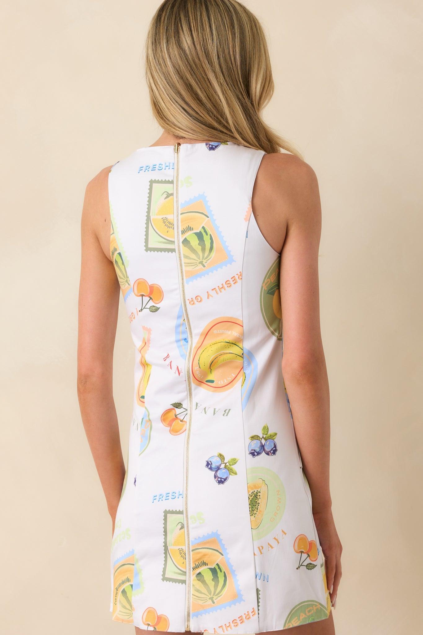 Prosperina Astrid Multi Print Cotton Reversible Mini Dress Product Image