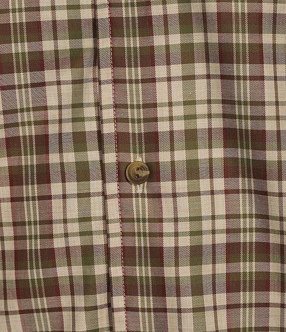 Cremieux Blue Label Long Sleeve Button Down Mid Plaid Heather Twill Woven Shirt Product Image