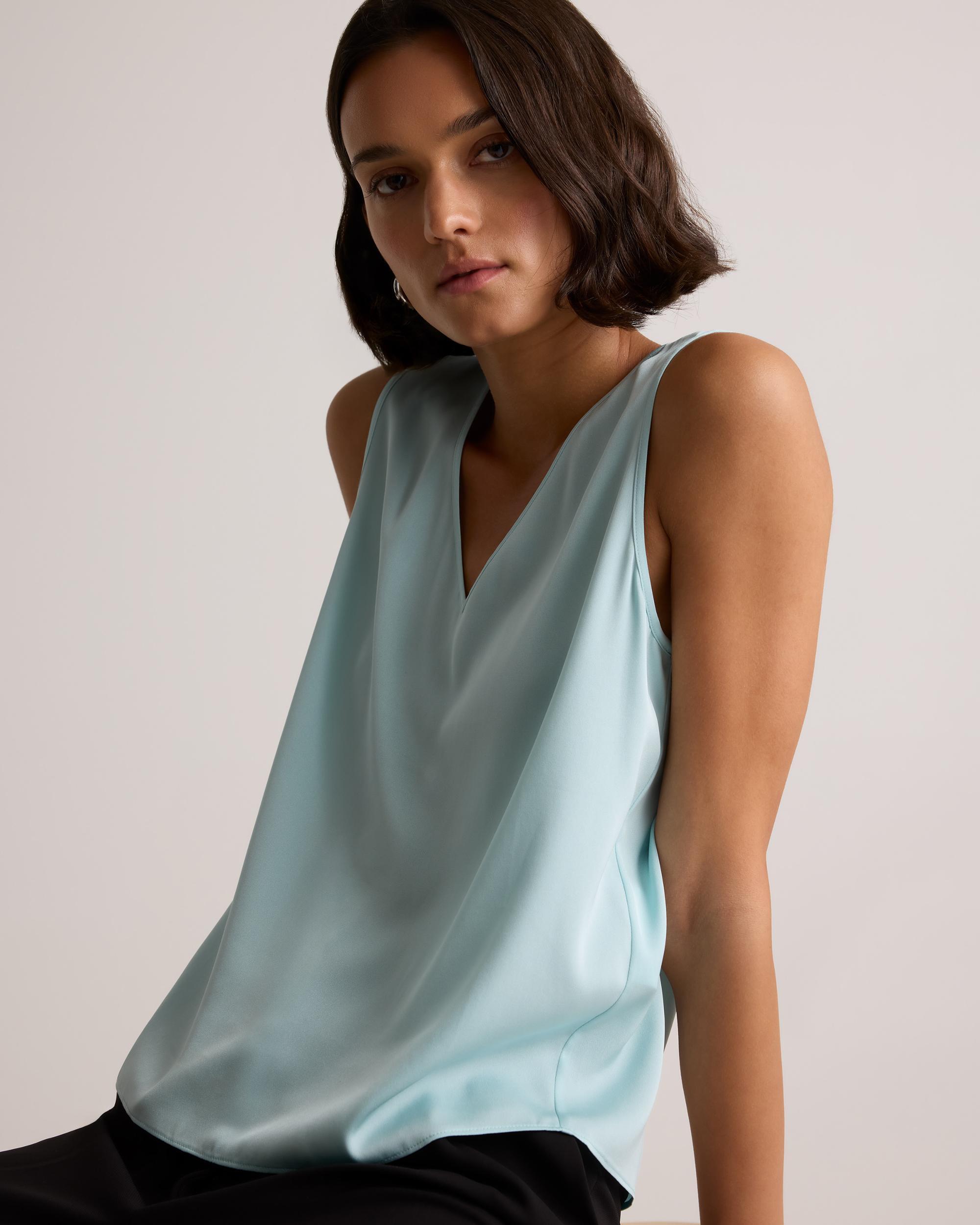 Quince | Women's Washable Stretch Silk Tank Top Product Image