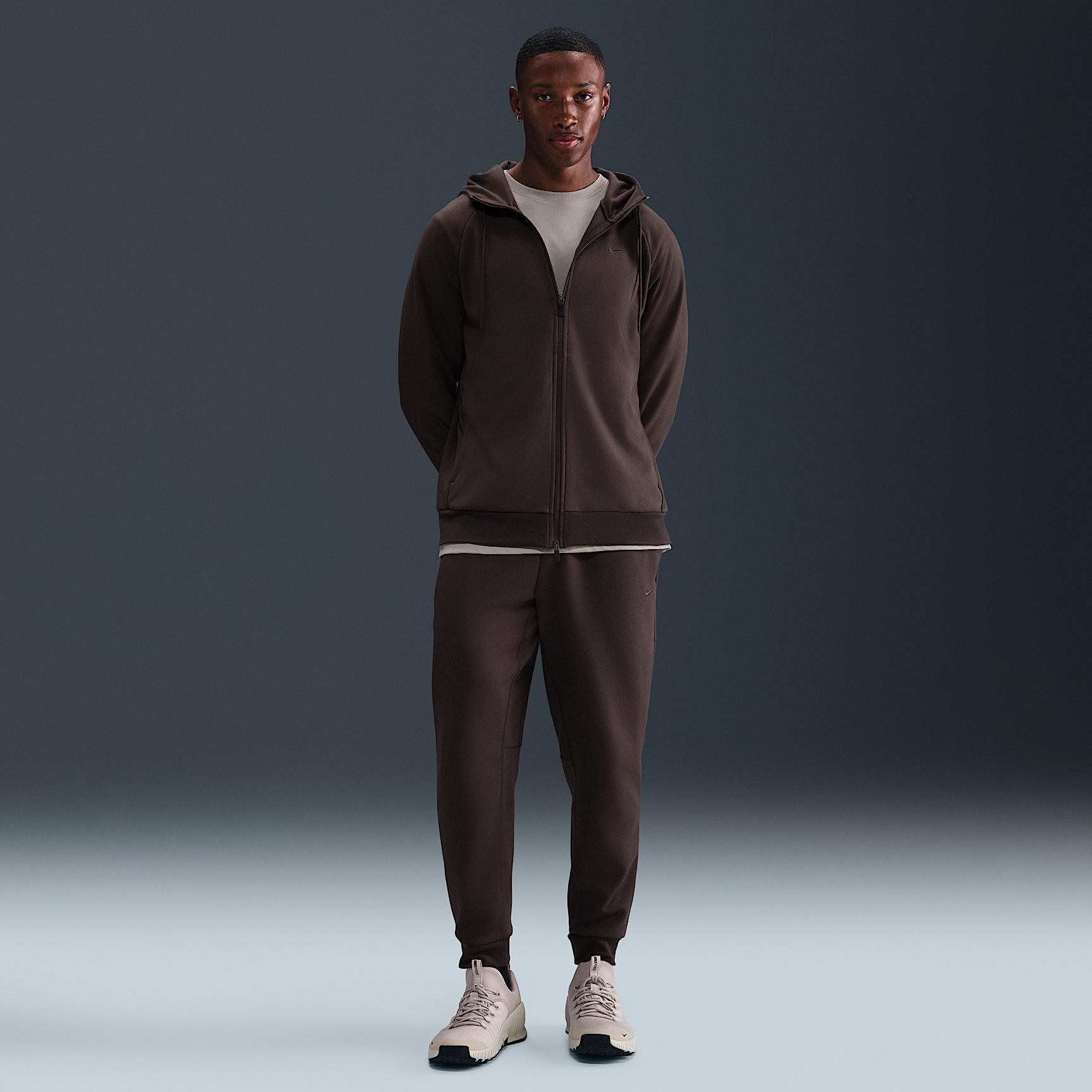 Nike Men's Primary Fleece Dri-FIT UV Full-Zip Performance Hoodie Product Image