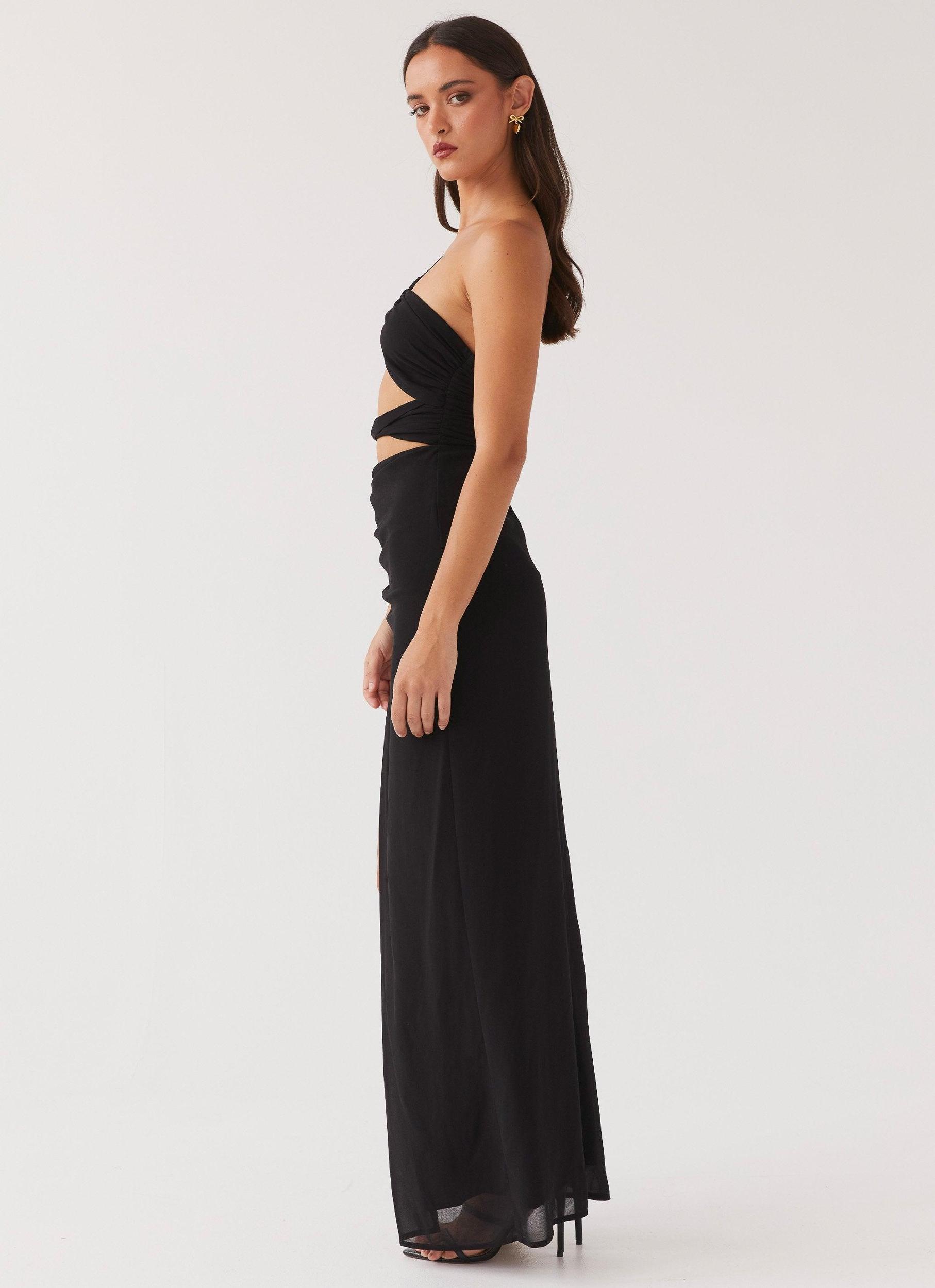 Calling On You Maxi Dress - Black Product Image