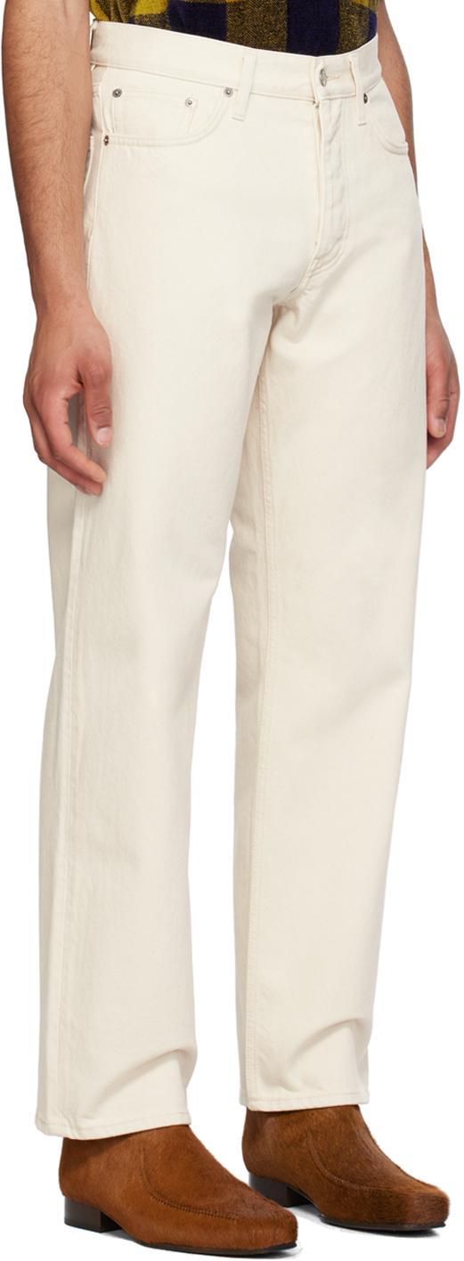 SUNFLOWER Beige Loose Jeans In 706 Ecru Product Image