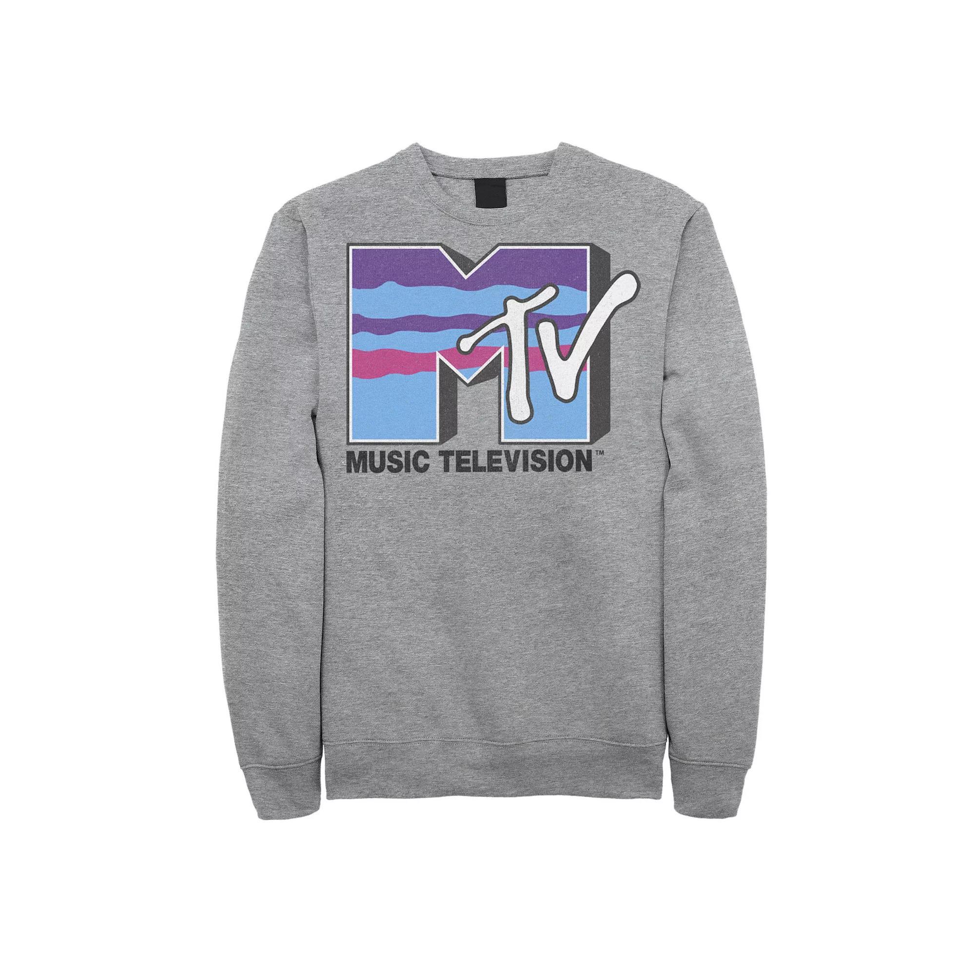 Men's MTV MTV Outdoors Sweatshirt, Size: Medium, Athletic Grey Product Image