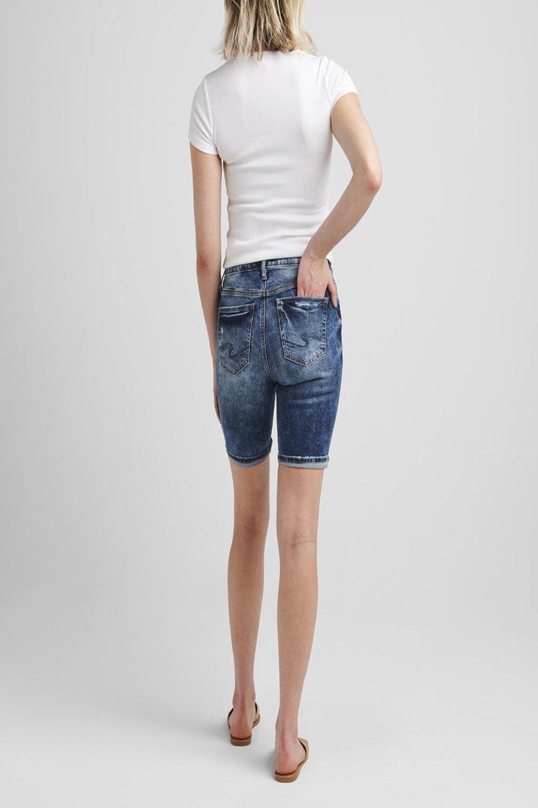 Elyse Curvy Fit Mid Rise Bermudas Product Image