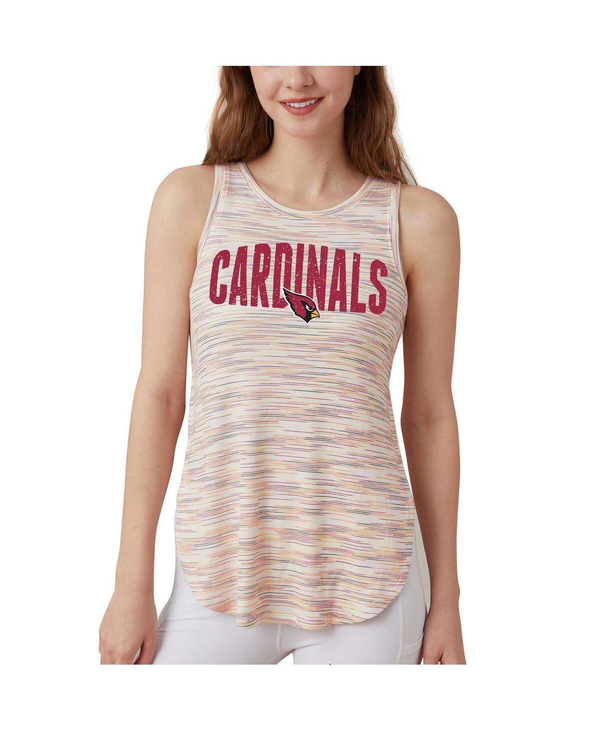 Womens Concepts Sport Arizona Cardinals Sunray Multicolor Tri-Blend Tank Top Product Image
