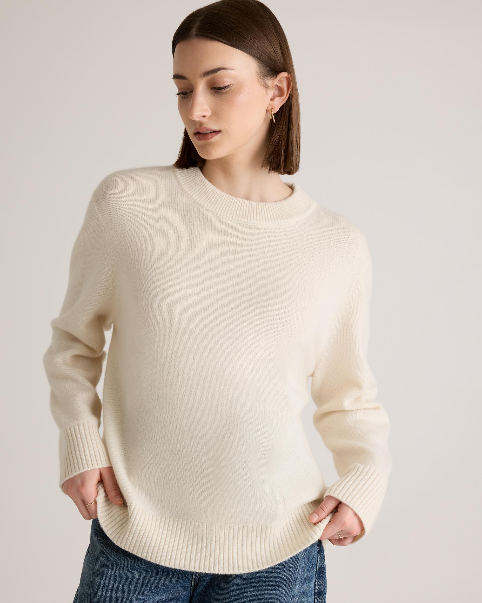 Quince | Women's Mongolian Cashmere OverSized Crewneck Sweater Size XL Product Image