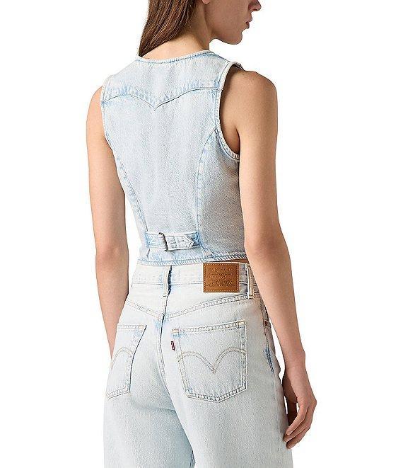 Levi's® Ardmore Cropped Denim Vest Product Image