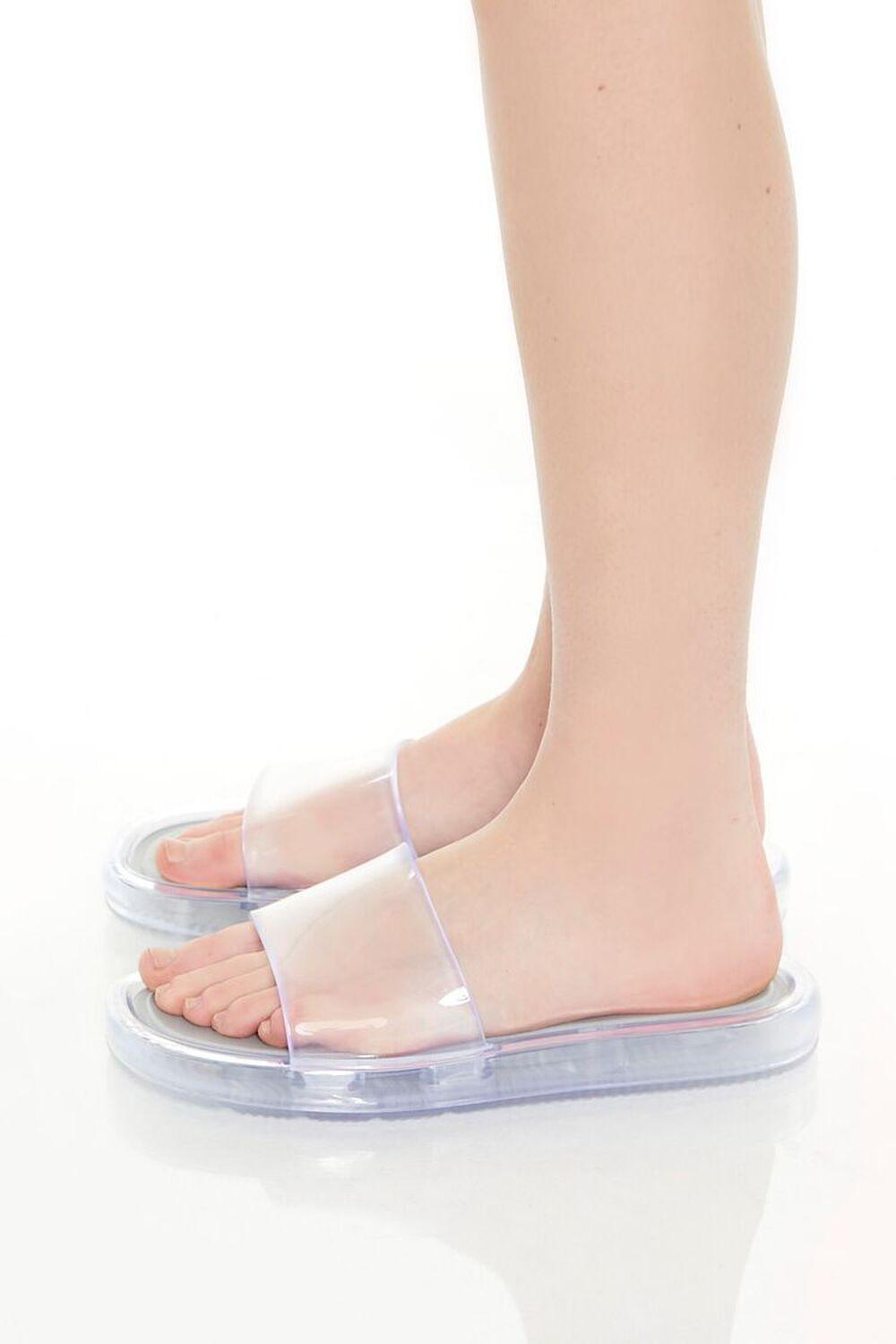 Transparent Open-Toe Slides | Forever 21 Product Image
