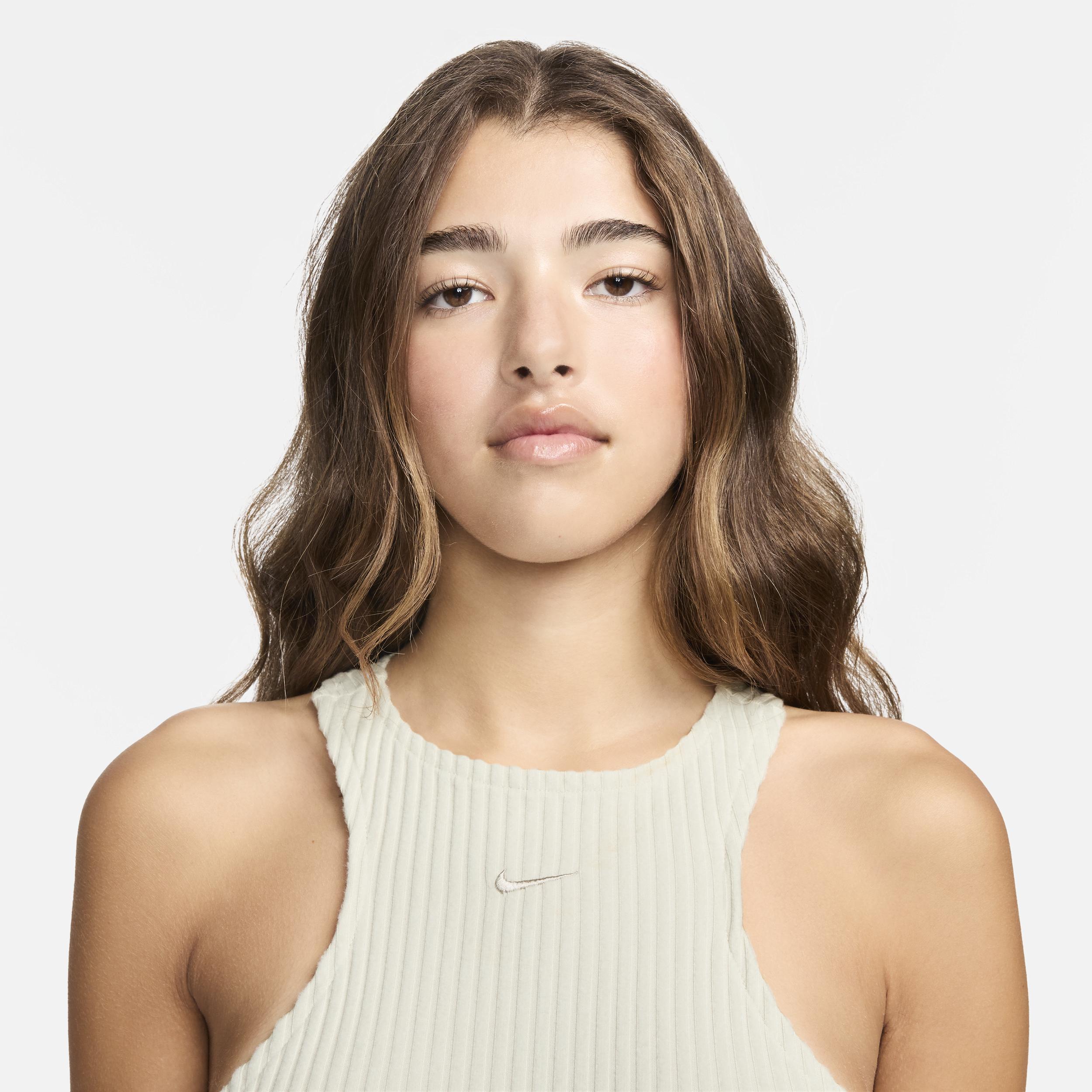 Women's Nike Sportswear Chill Rib Slim Sleeveless Midi Dress Product Image