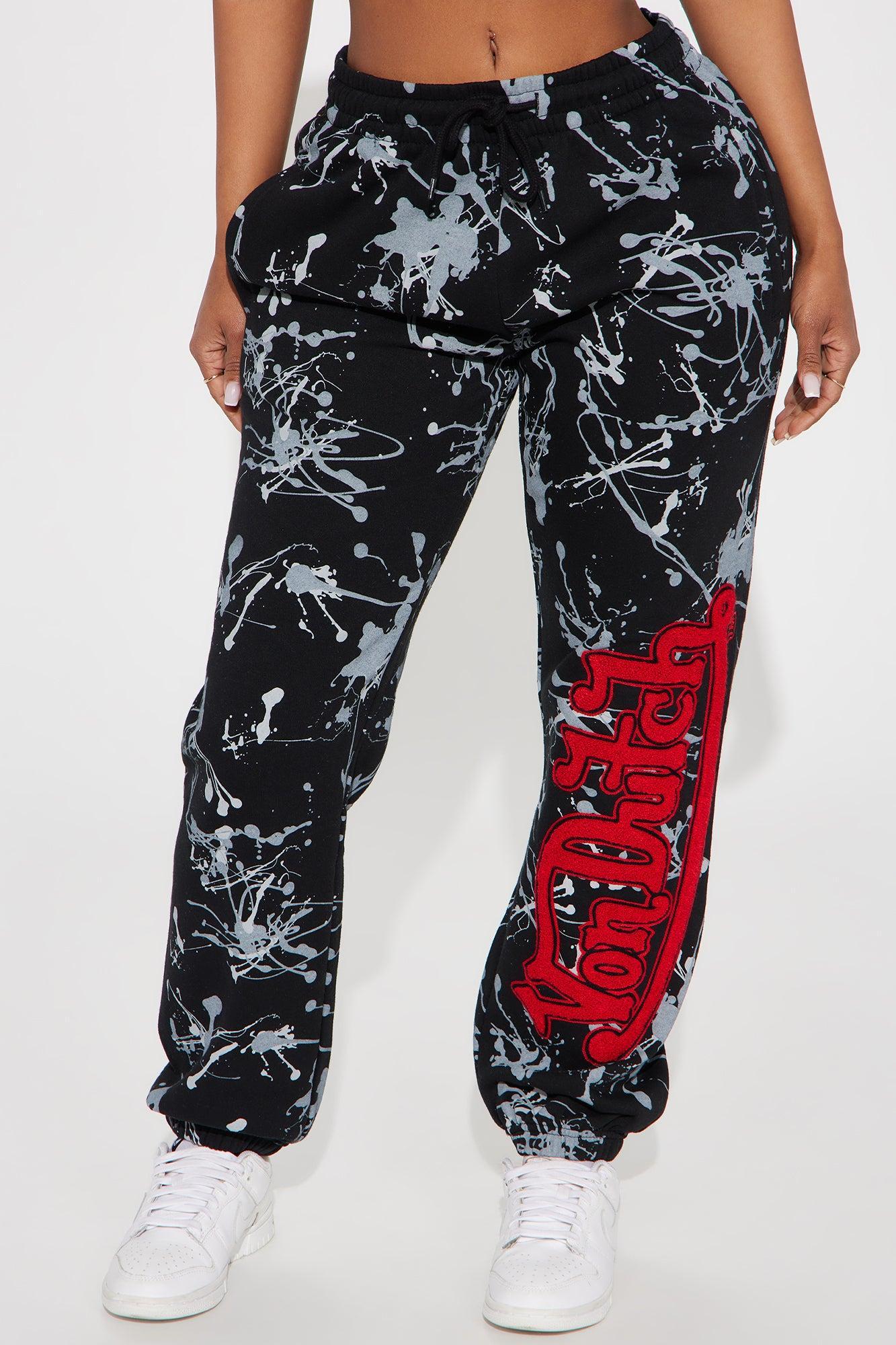 Von Dutch Abstract Jogger - Charcoal/combo Product Image