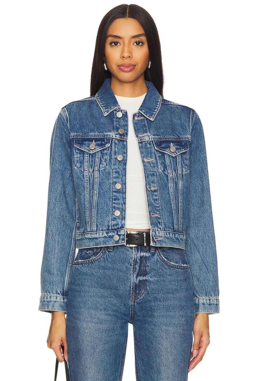 Shrunken Trucker Jacket Good American Product Image