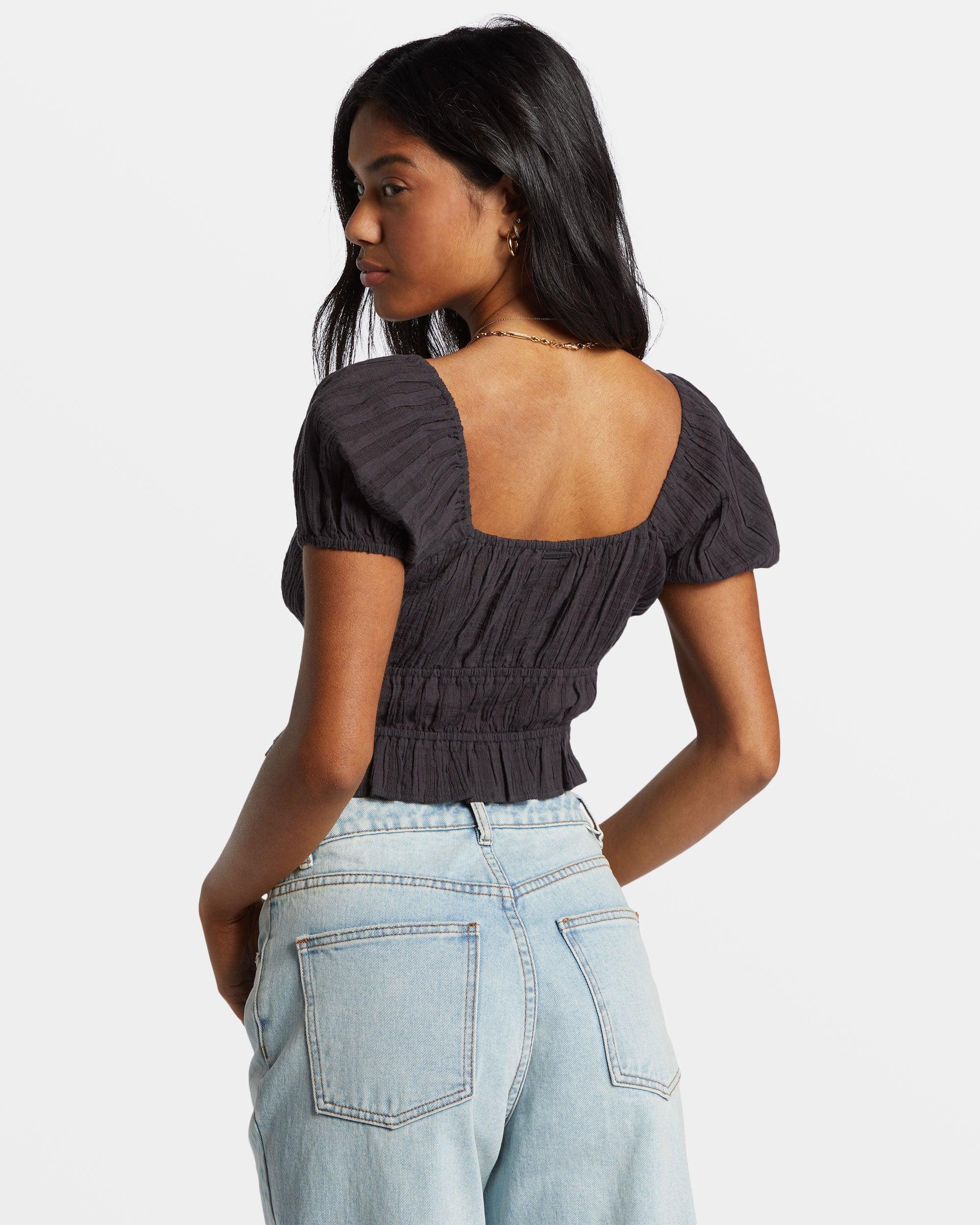 Sun Kissed Top - Black Sands Female Product Image
