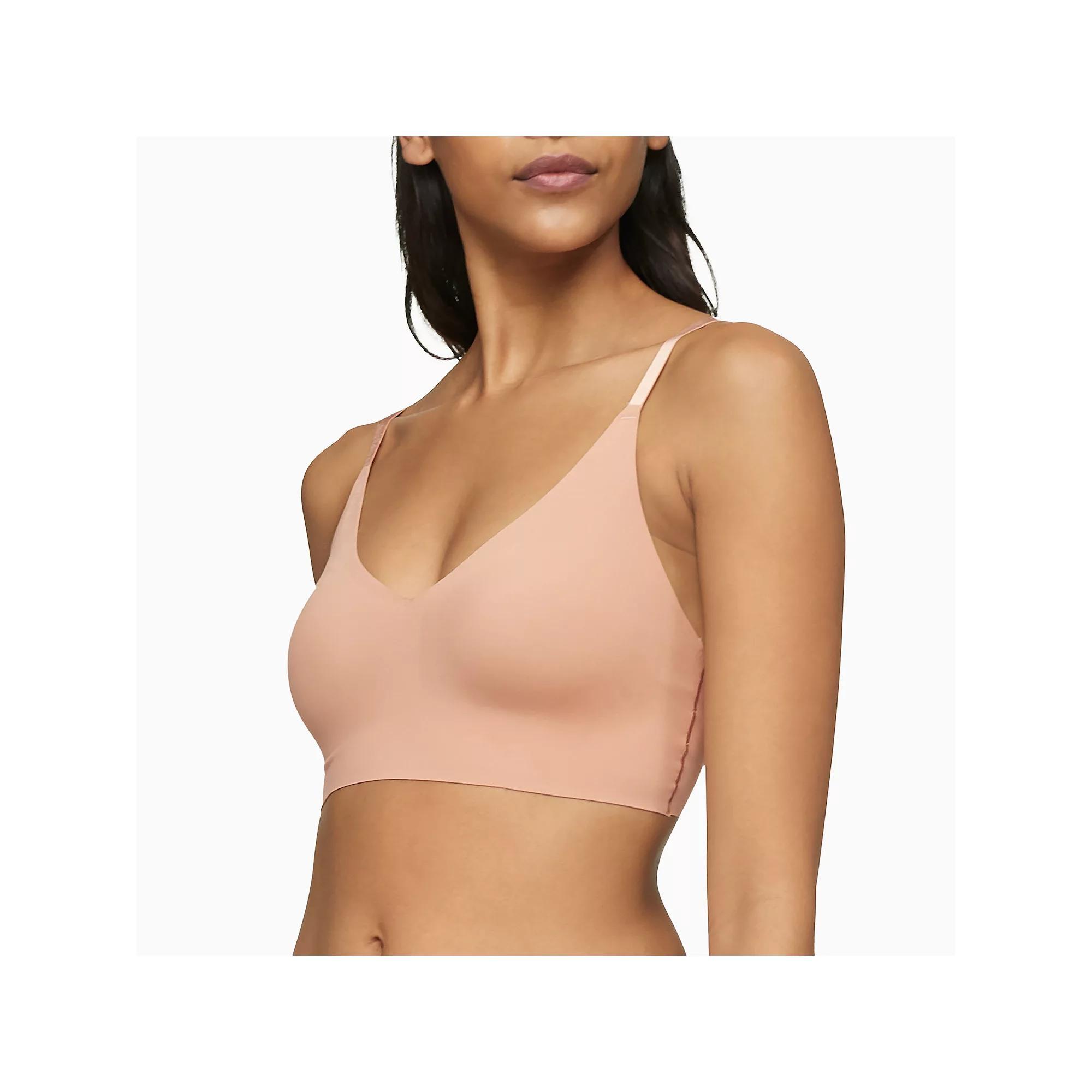 Calvin Klein Invisibles Comfort Lightly Lined Triangle Bralette QF5753, Womens Product Image