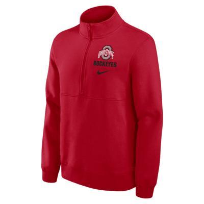Men's Michigan Wolverines Primetime Club Jordan College 1/2-Zip Crew Product Image