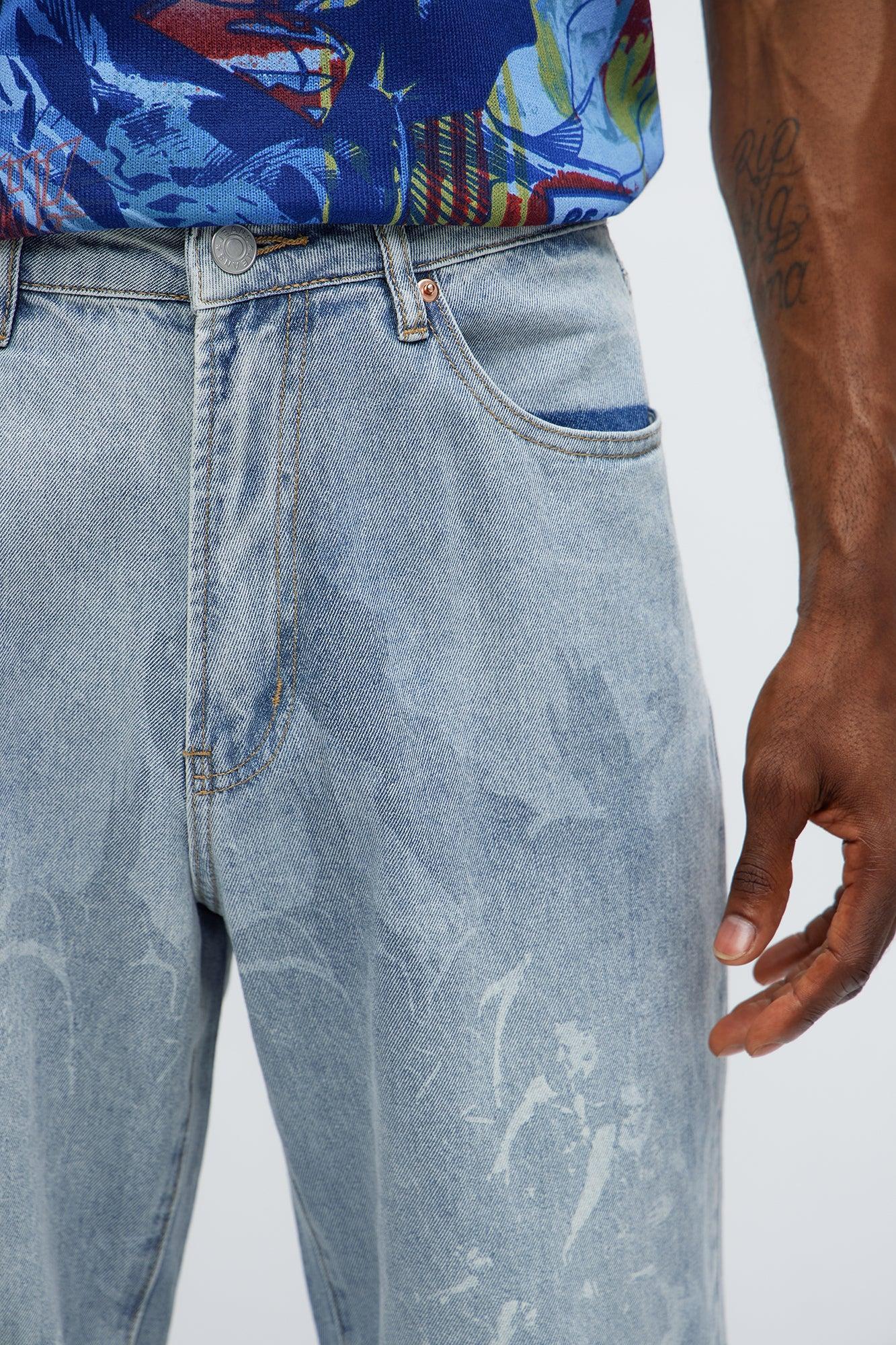 Straight Perspective Jeans - Light Blue Wash Product Image