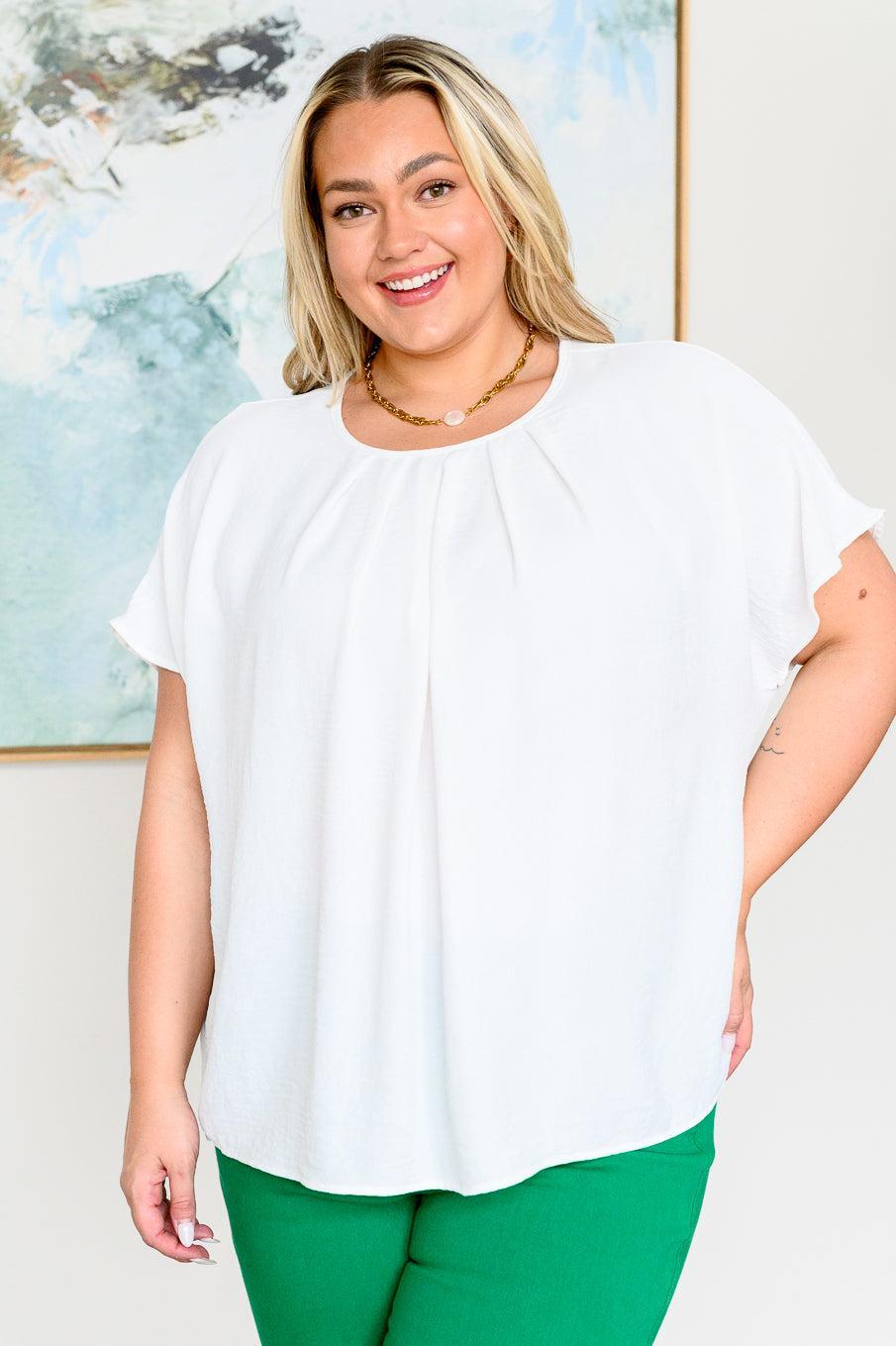 Just a Flirt Pleated Skirt in Black Product Image