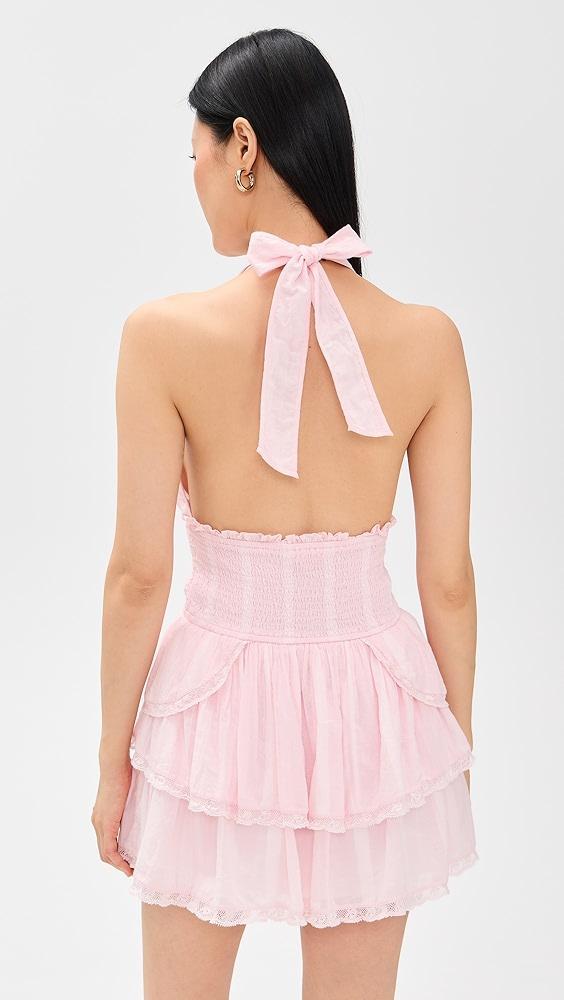 LoveShackFancy Deanna Halter Dress | Shopbop Product Image
