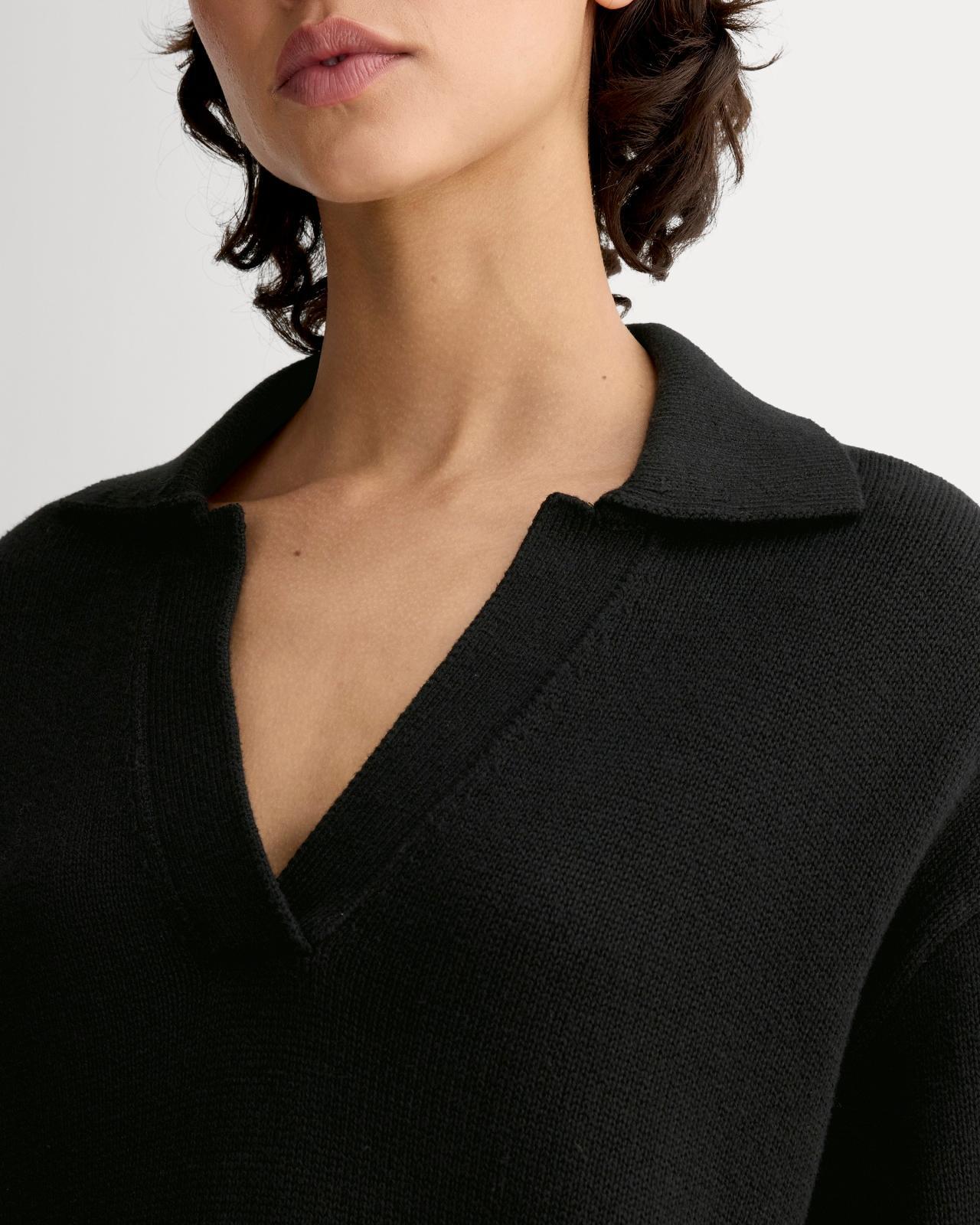 The Boxy Polo in Everyday Cotton Product Image