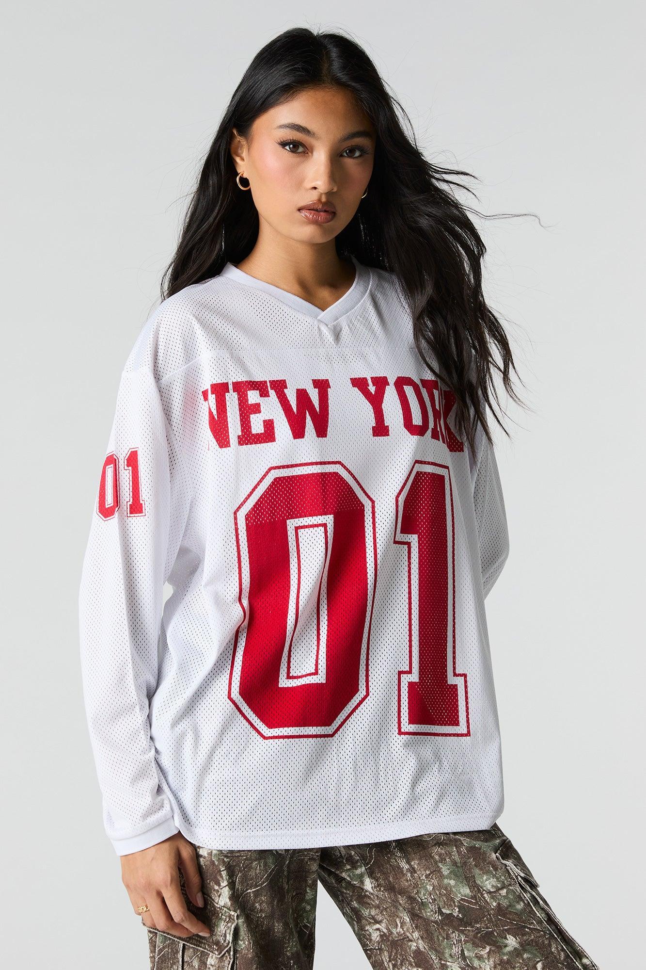 Graphic Mesh Long Sleeve Jersey Female Product Image