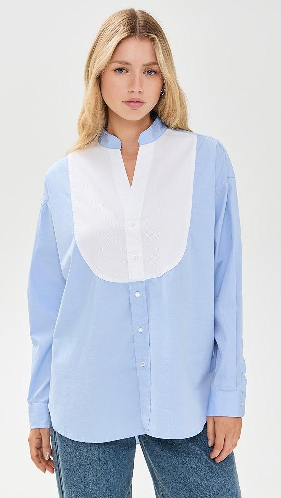 Frank & Eileen Collarless Buttondown | Shopbop Product Image