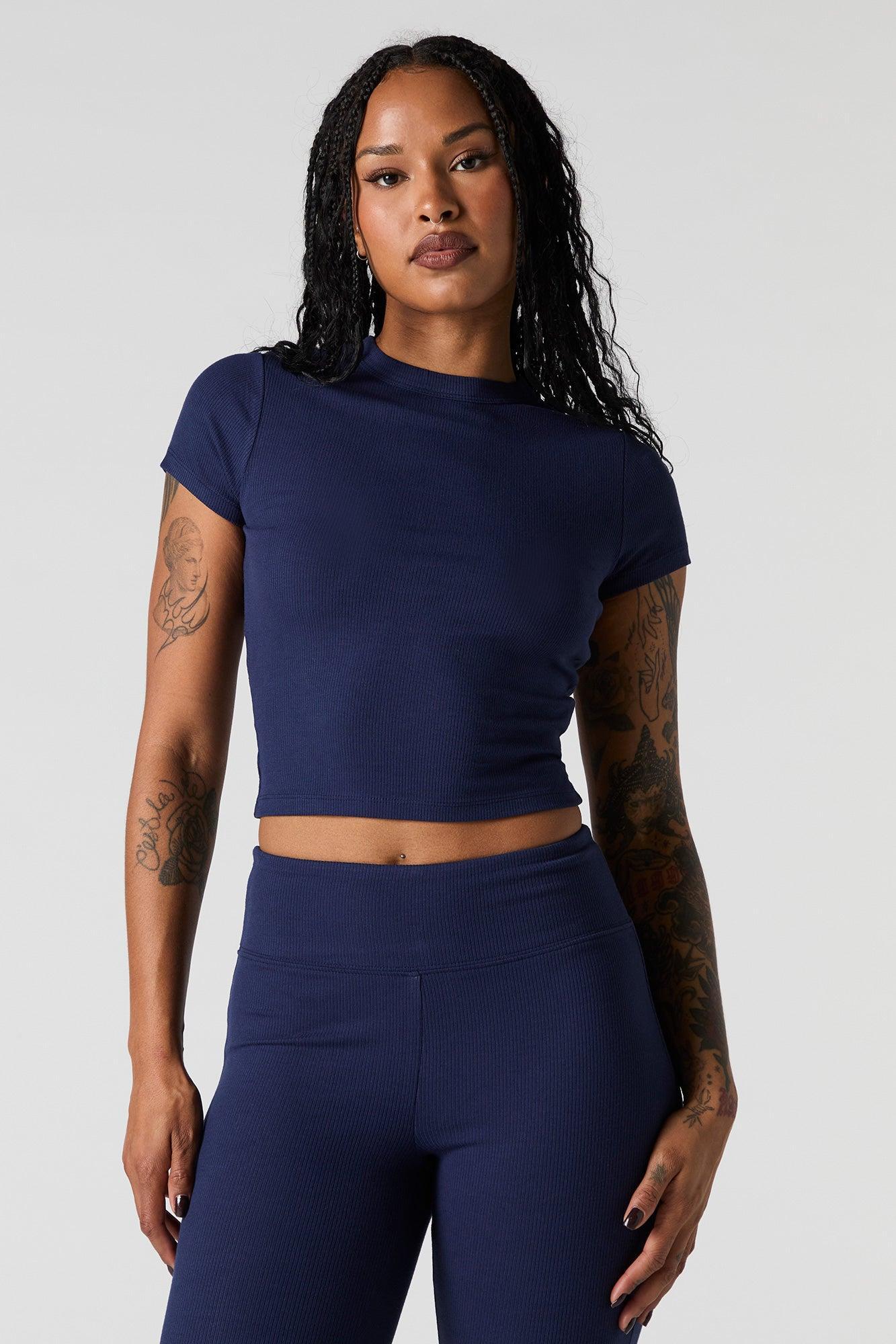 Active Soft Ribbed T-Shirt Female Product Image