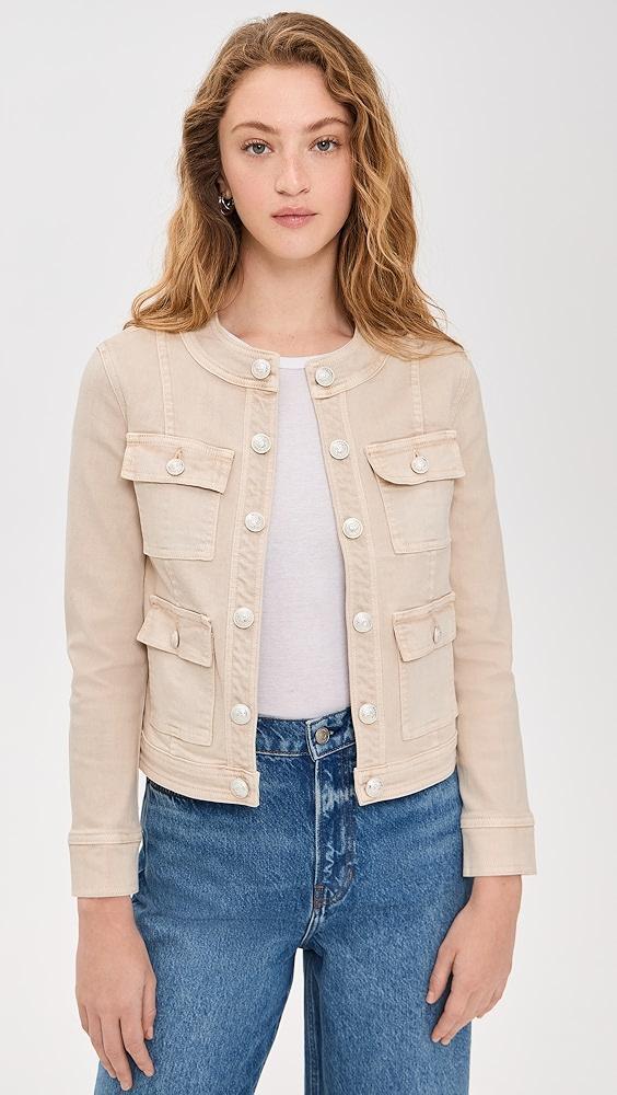 L'AGENCE Yari Collarless Jacket | Shopbop Product Image