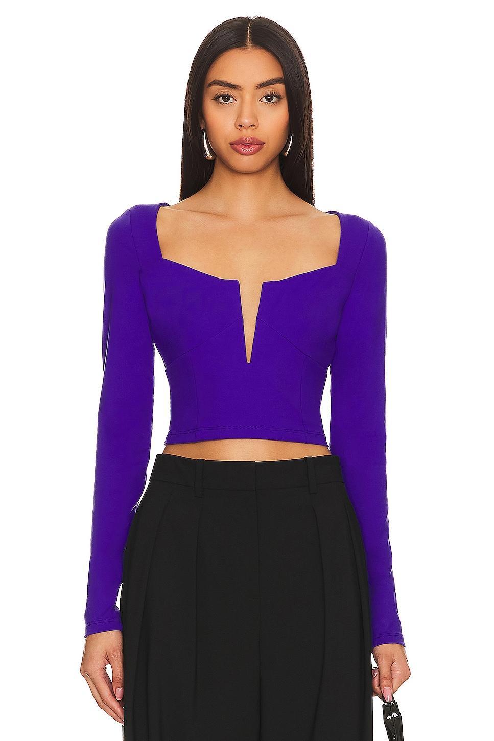 Corset Long Sleeve Top Susana Monaco Product Image