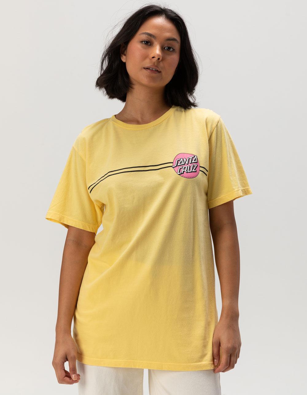 SANTA CRUZ Other Dot Womens Tee - YELLOW Product Image