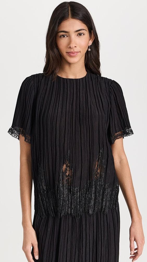 Zimmermann Pleated Top | Shopbop Product Image