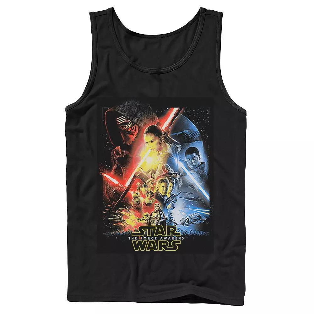 Mens Star Wars Divided Poster Tank Top Product Image