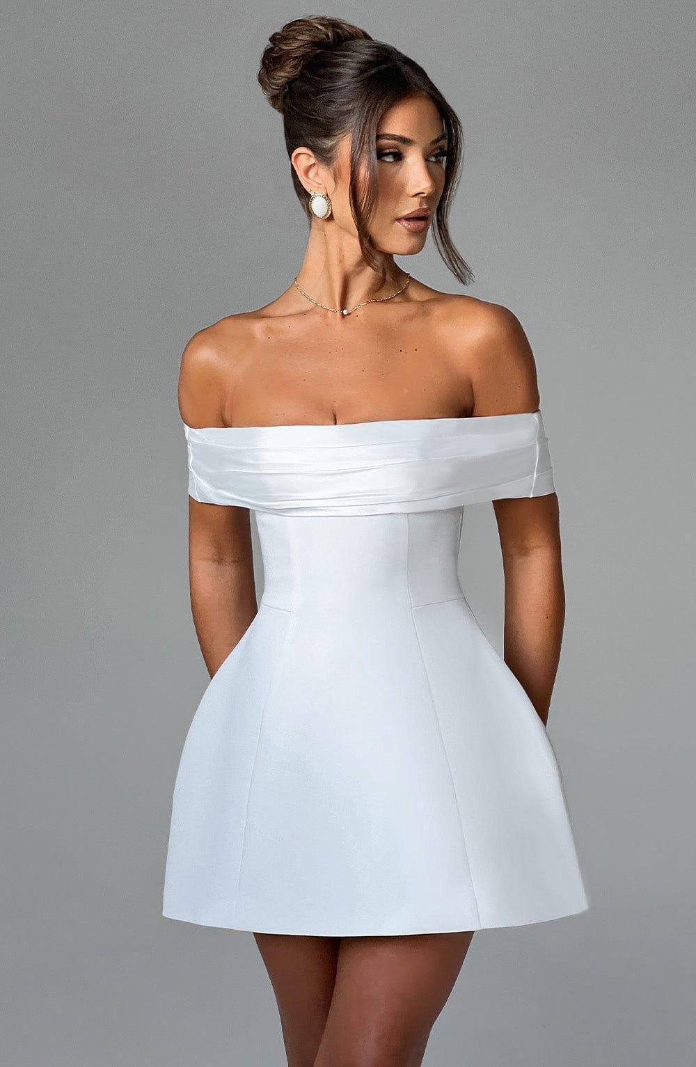 Delta Mini Dress - Ivory Product Image