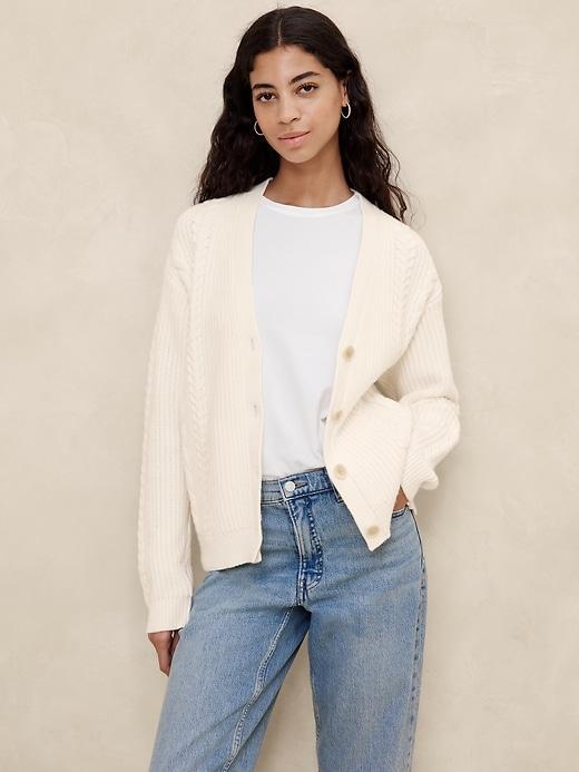 Cable Cardigan Product Image